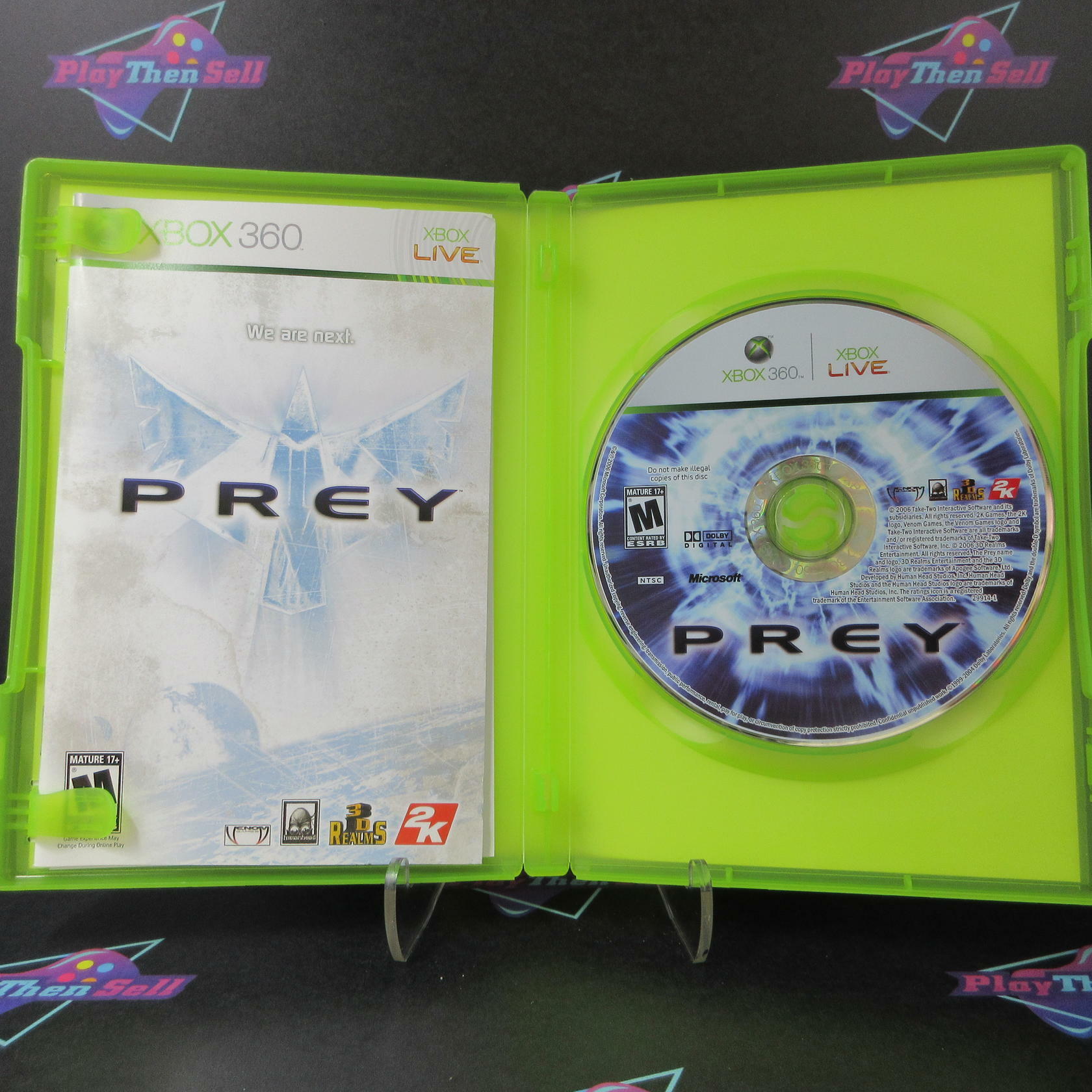 Prey Xbox 360 + Reg Card Complete - Excellent