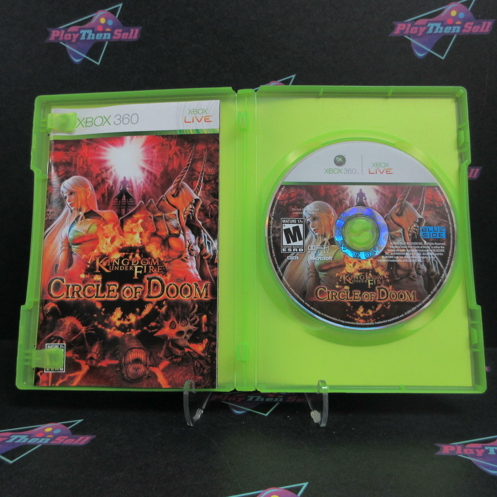 Kingdom Under Fire Circle of Doom Xbox 360 Complete - Excellent