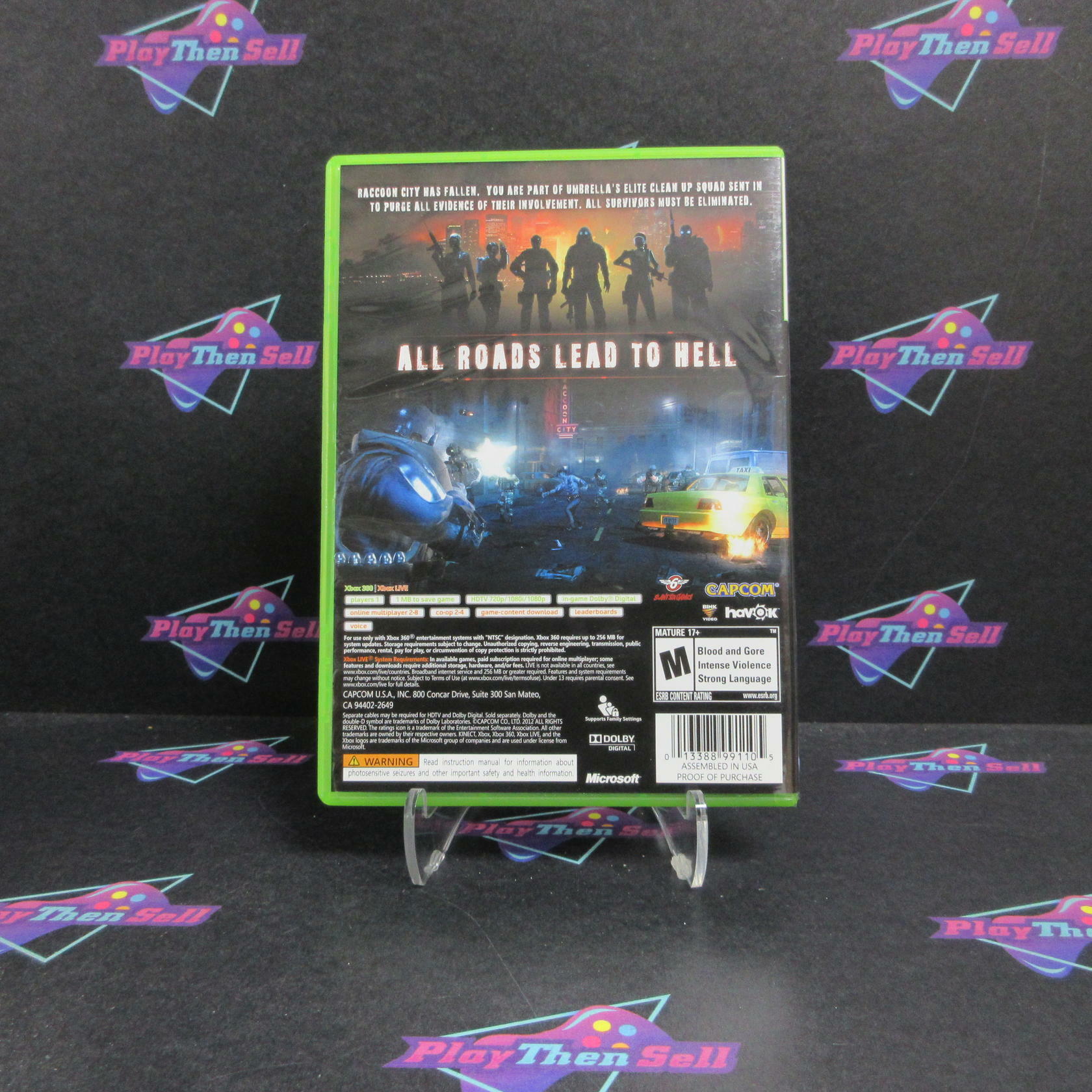 Resident Evil Operation Raccoon City Limited Edition Xbox 360 CIB - Excellent