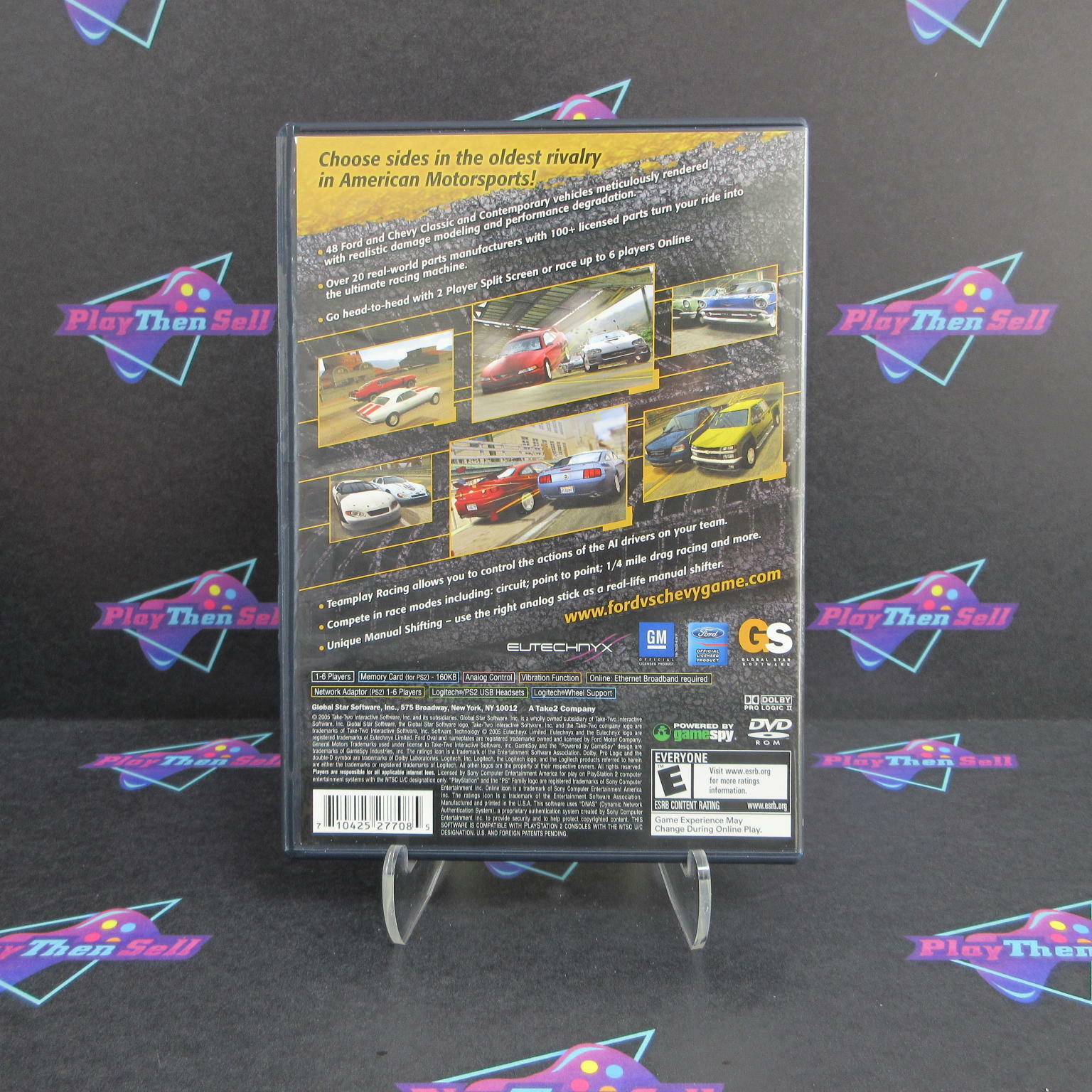 Ford Vs Chevy PS2 PlayStation 2 Complete - Excellent