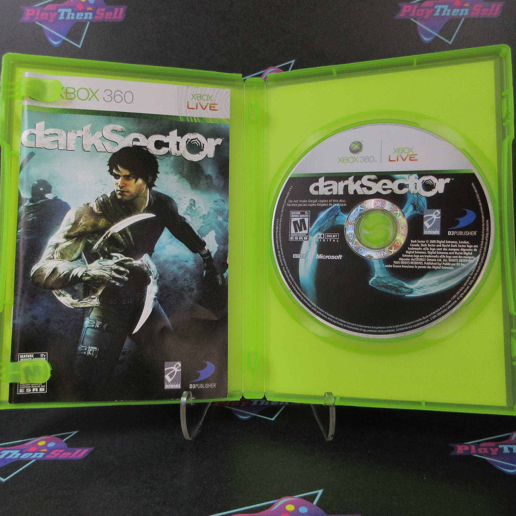 Dark Sector Xbox 360 Complete - Excellent