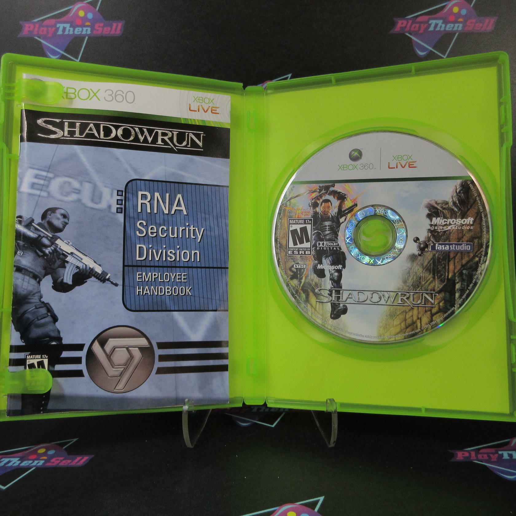 Shadowrun Xbox 360 Complete - Excellent