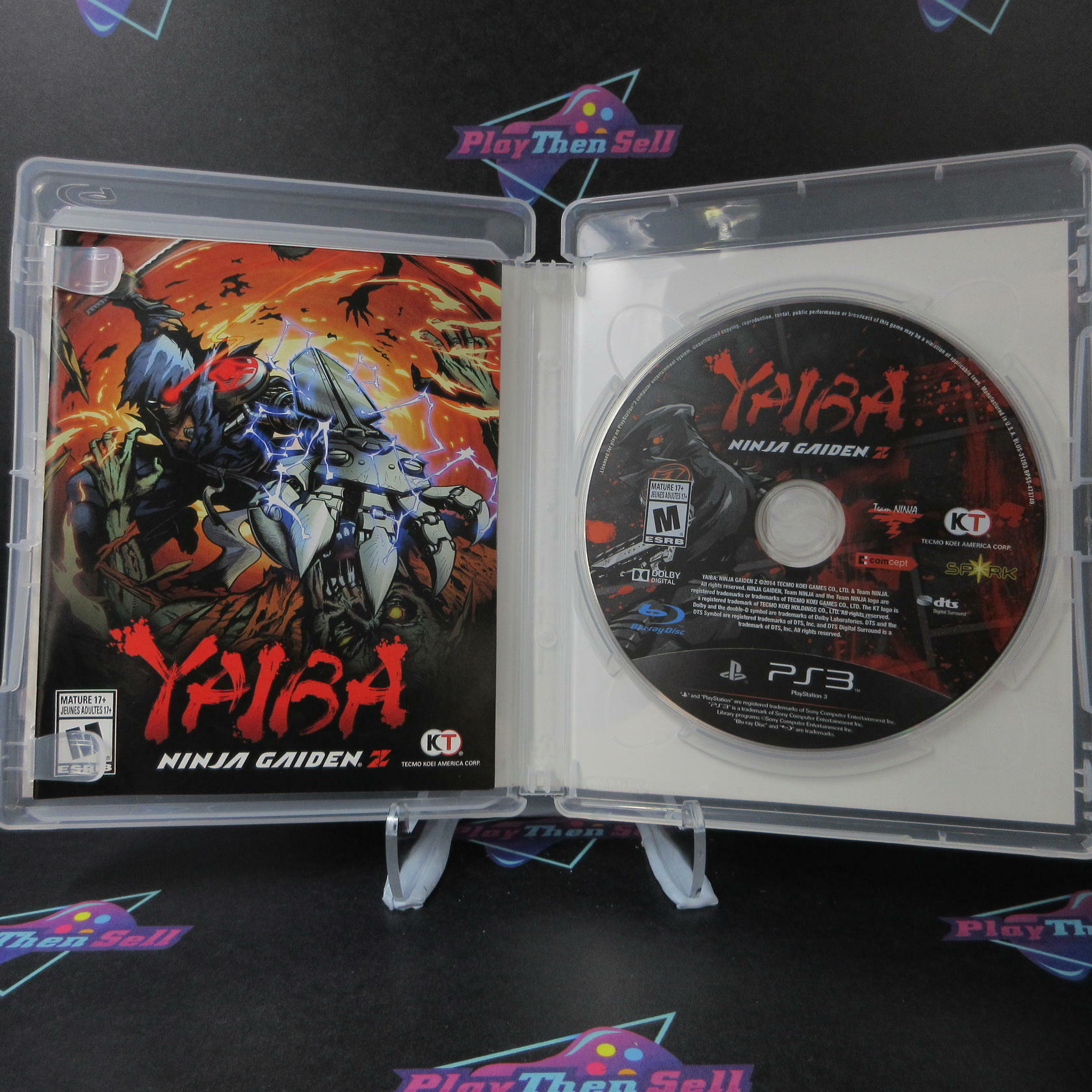 Yaiba Ninja Gaiden Z PS3 PlayStation 3 + Comic Book Complete - Excellent