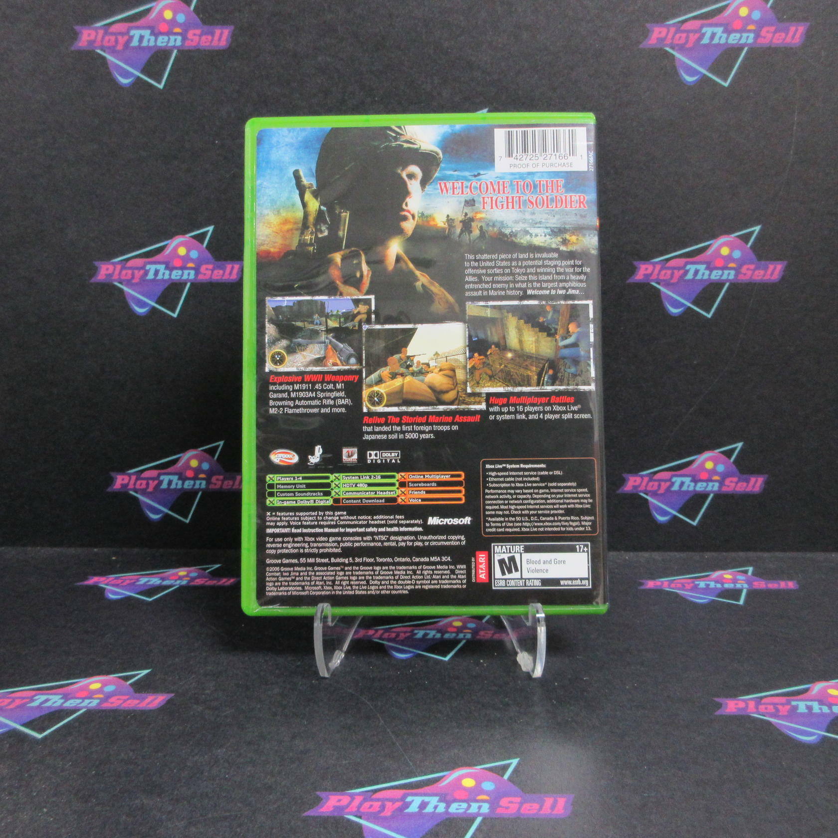 World War II Combat Iwo Jima Xbox Complete - Refurbished