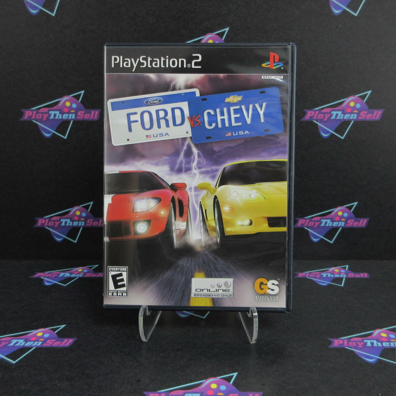Ford Vs Chevy PS2 PlayStation 2 Complete - Excellent