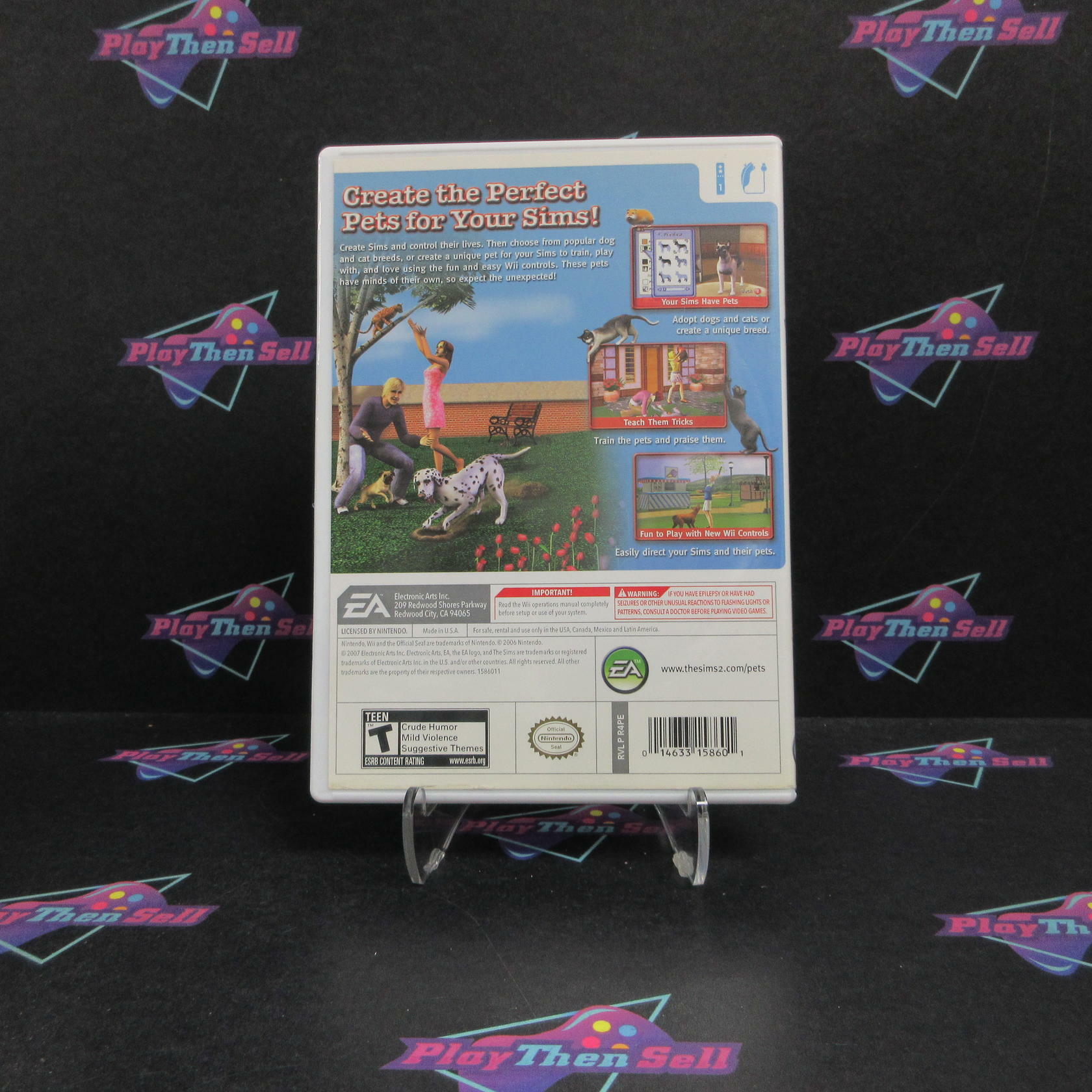 The Sims 2 Pets Nintendo Wii Complete - Excellent