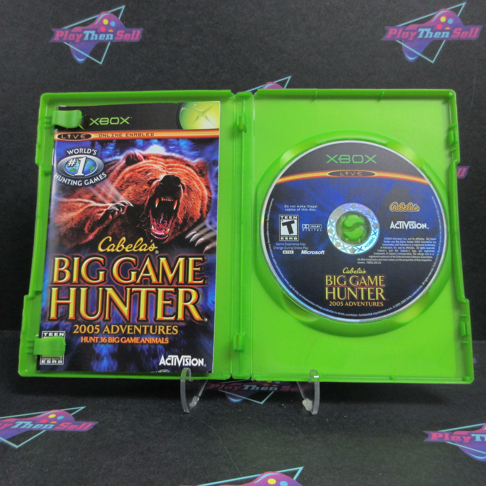 Cabela's Big Game Hunter 2005 Xbox + Reg Card Complete - Refurbished