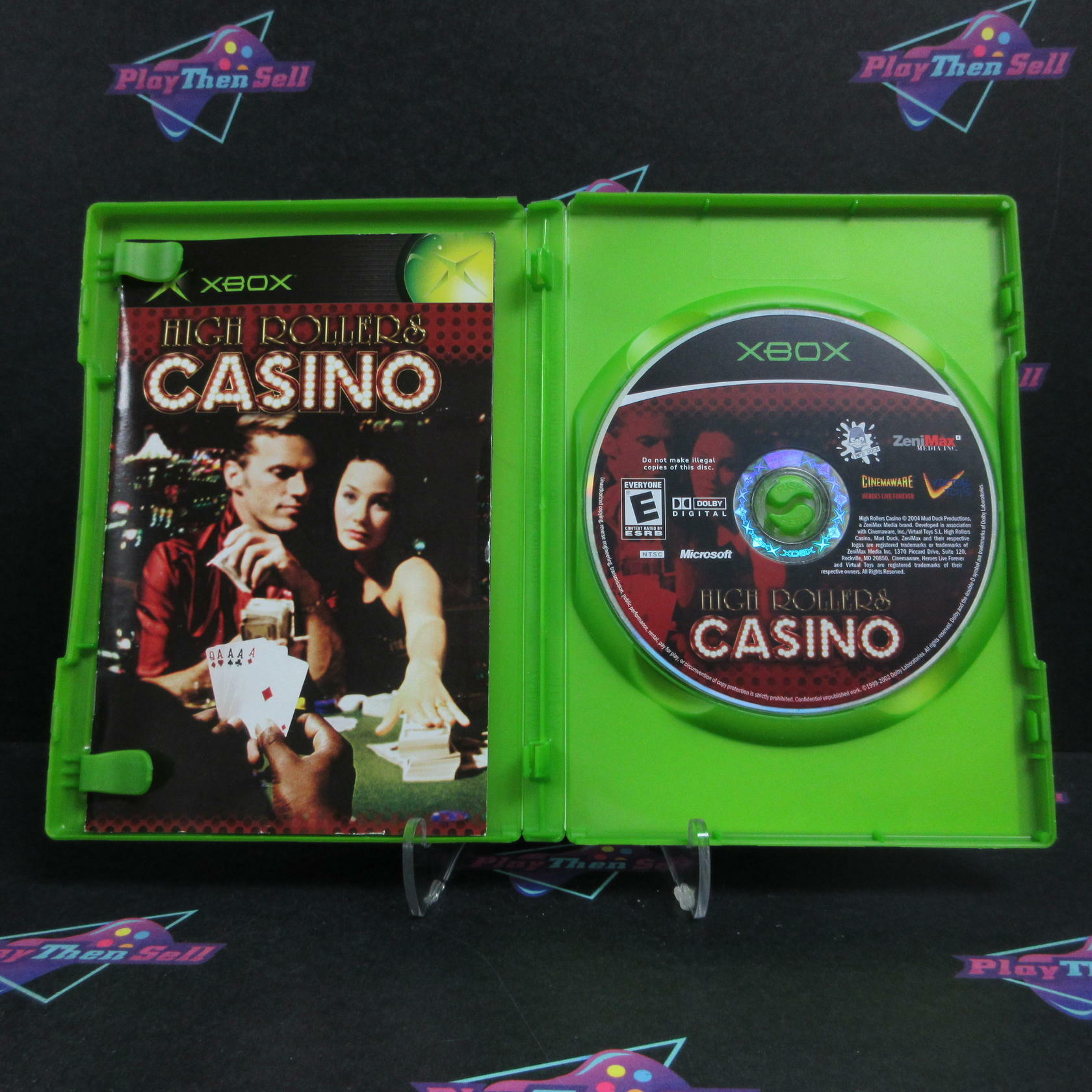 High Rollers Casino Xbox + Reg Card Complete - Refurbished