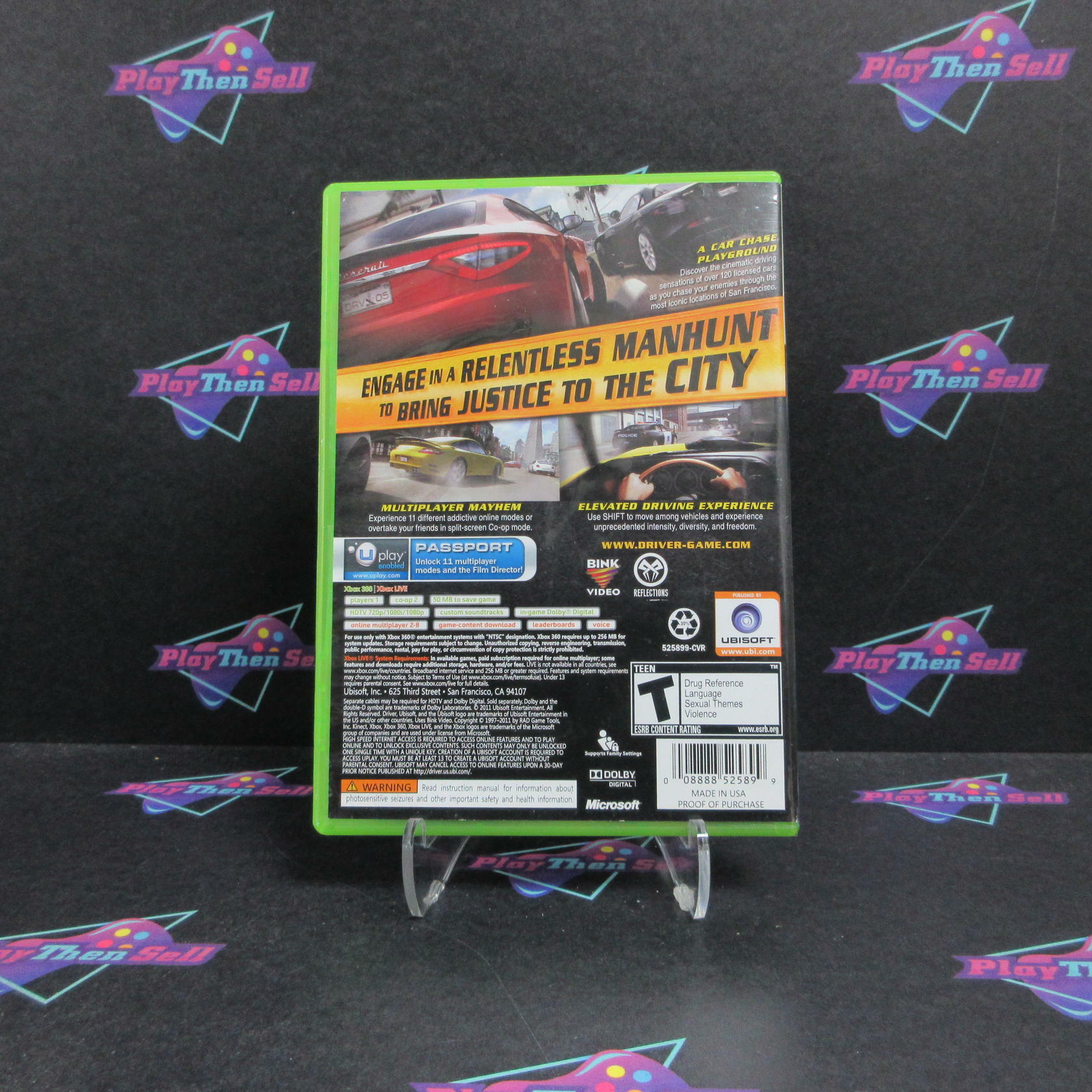 Driver San Francisco Xbox 360 Complete - Excellent