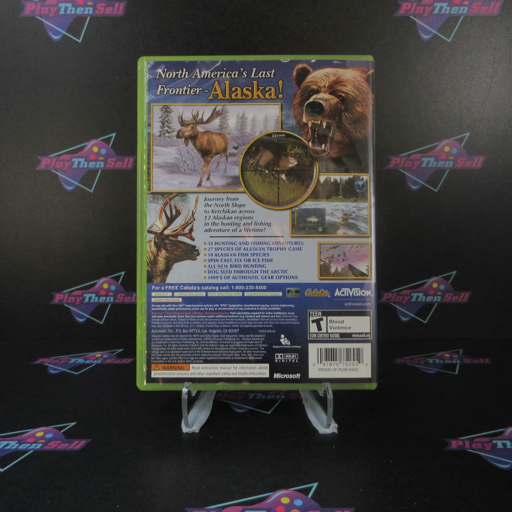 Cabelas Alaskan Adventure Xbox 360 + Reg Card Complete - Excellent