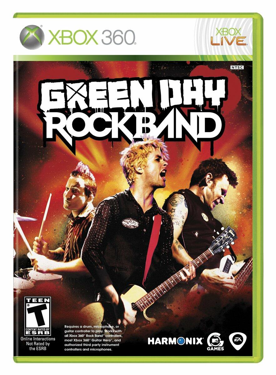 Green Day Rock Band Xbox 360 AD Complete CIB - Very Good