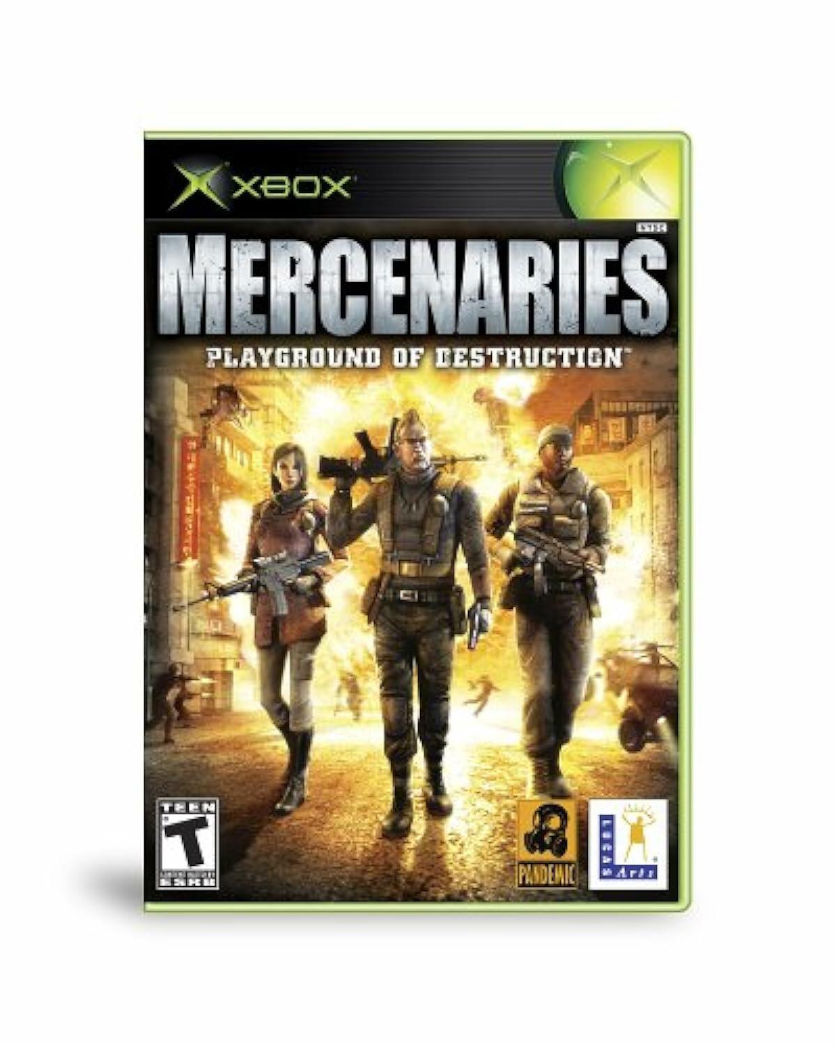 Mercenaries Playground of Destruction Xbox + Reg Card Complete - Refurbished
