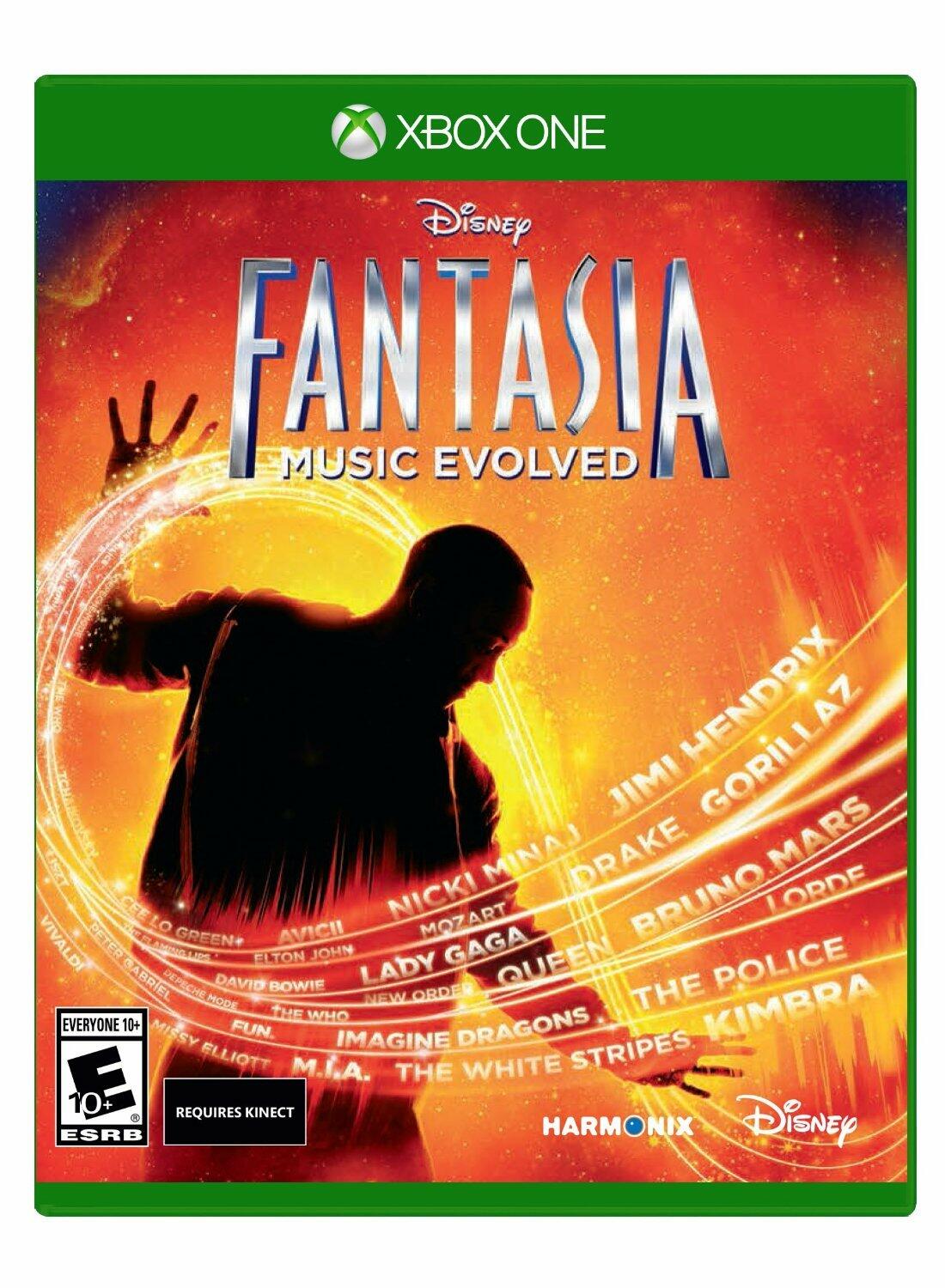 Disney Fantasia Music Evolved Xbox One AD Complete CIB - Very Good