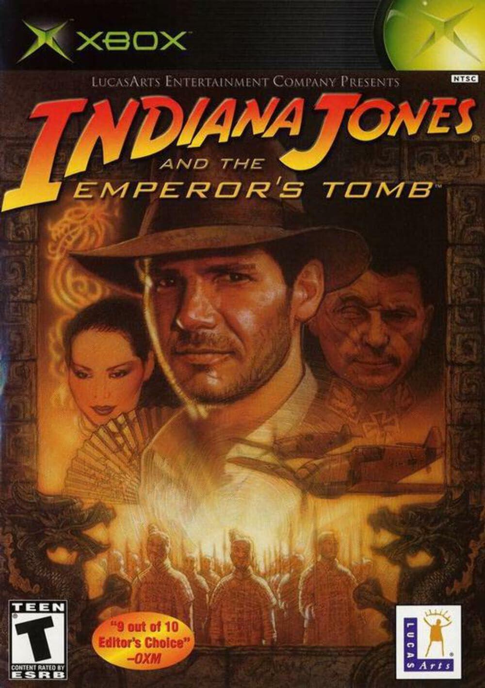 Indiana Jones and the Emperor's Tomb Xbox + Reg Card Complete - Refurbished