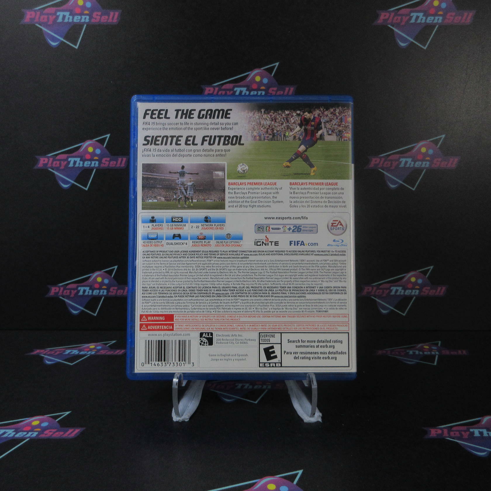 FIFA 15 PS4 PlayStation 4 AD Complete CIB - Very Good
