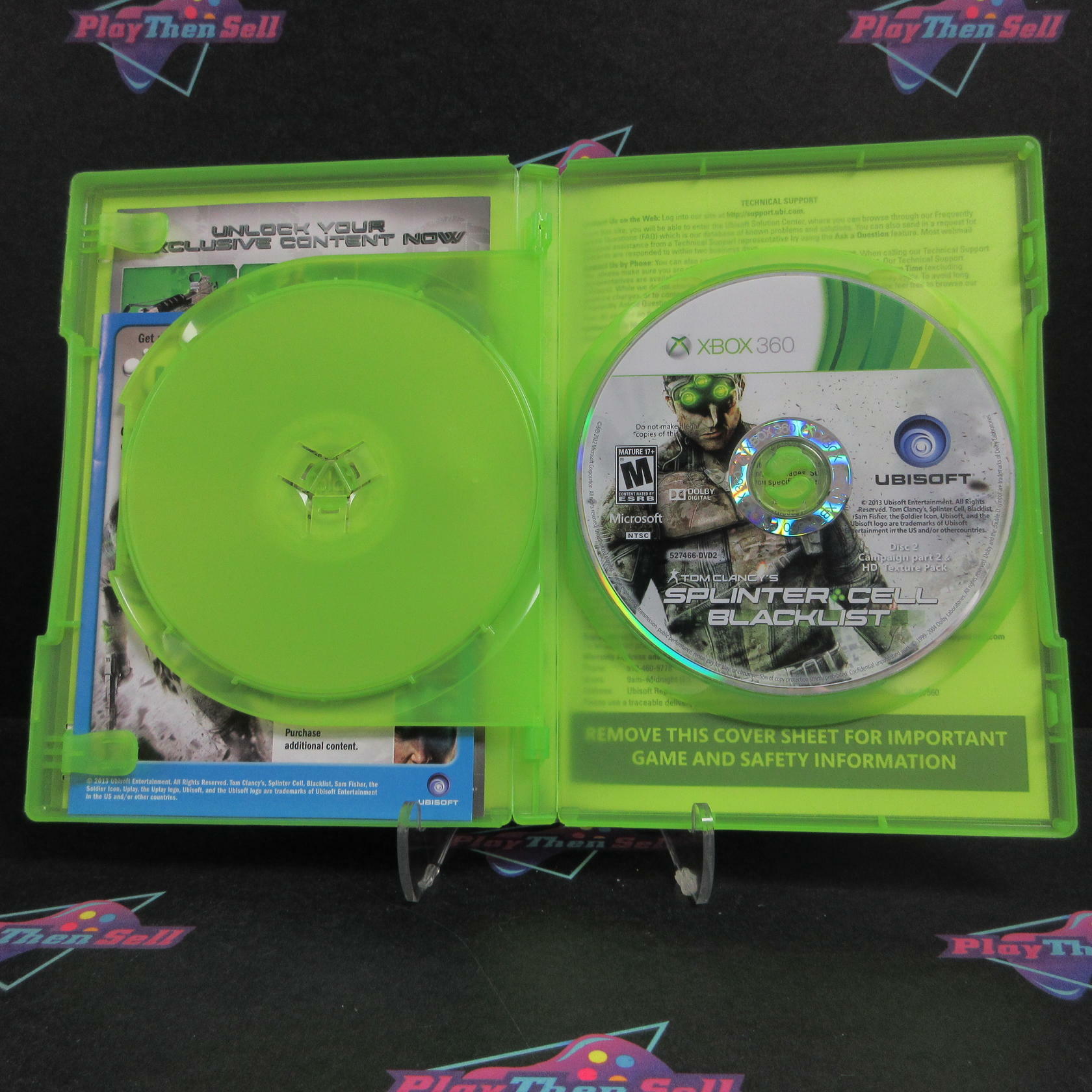 Tom Clancy's Splinter Cell Blacklist GameStop Edition Xbox 360 CIB - Excellent