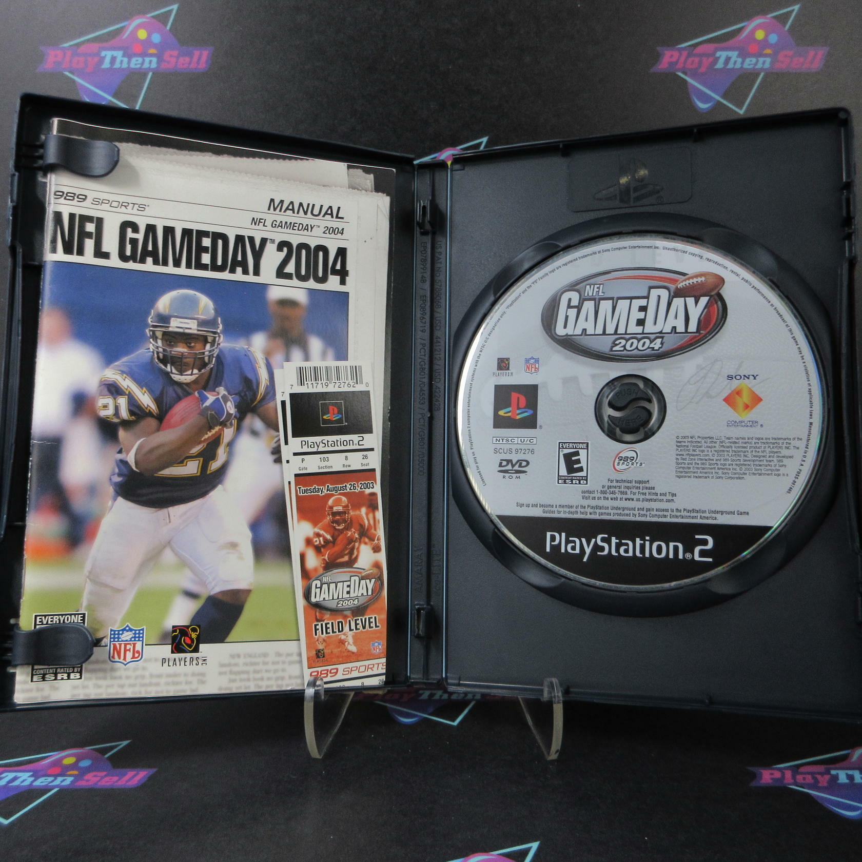 NFL GameDay 2004 PS2 PlayStation 2 + Reg Card Complete - Excellent