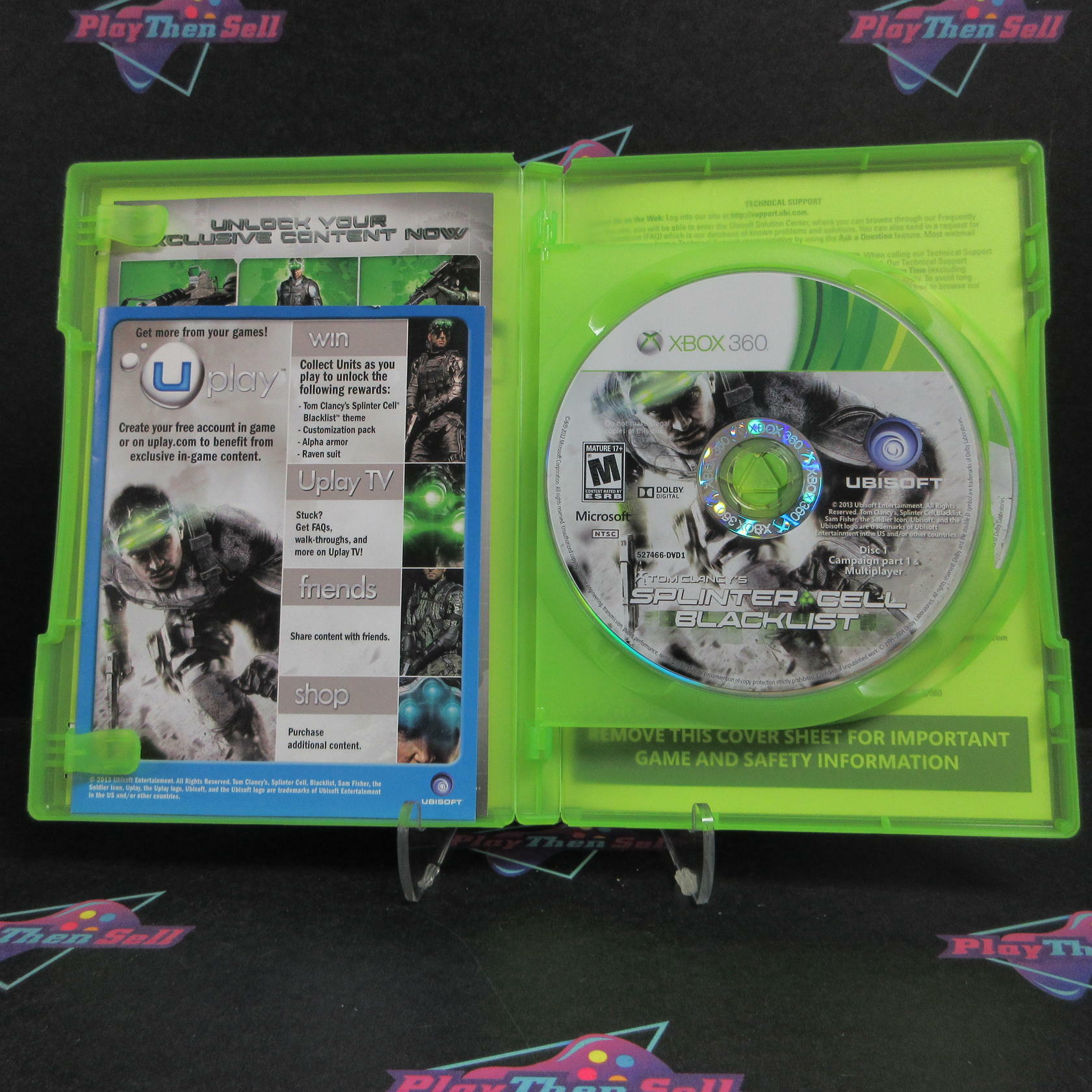 Tom Clancy's Splinter Cell Blacklist GameStop Edition Xbox 360 CIB - Excellent