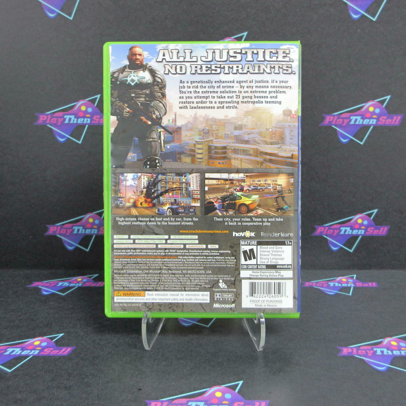 Crackdown Xbox 360 Complete - Excellent