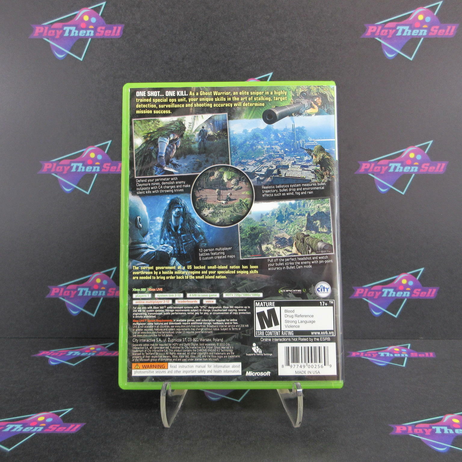 Sniper Ghost Warrior Xbox 360 Complete - Excellent