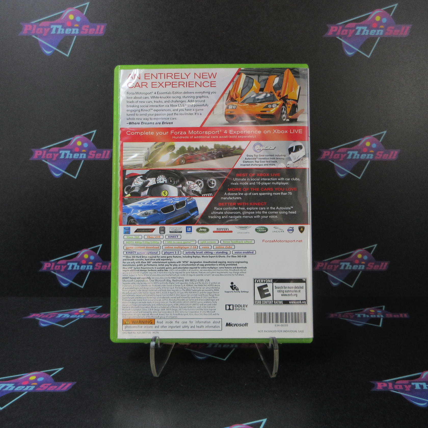 Forza Motorsport 4 Essentials Edition Xbox 360 Complete - Excellent