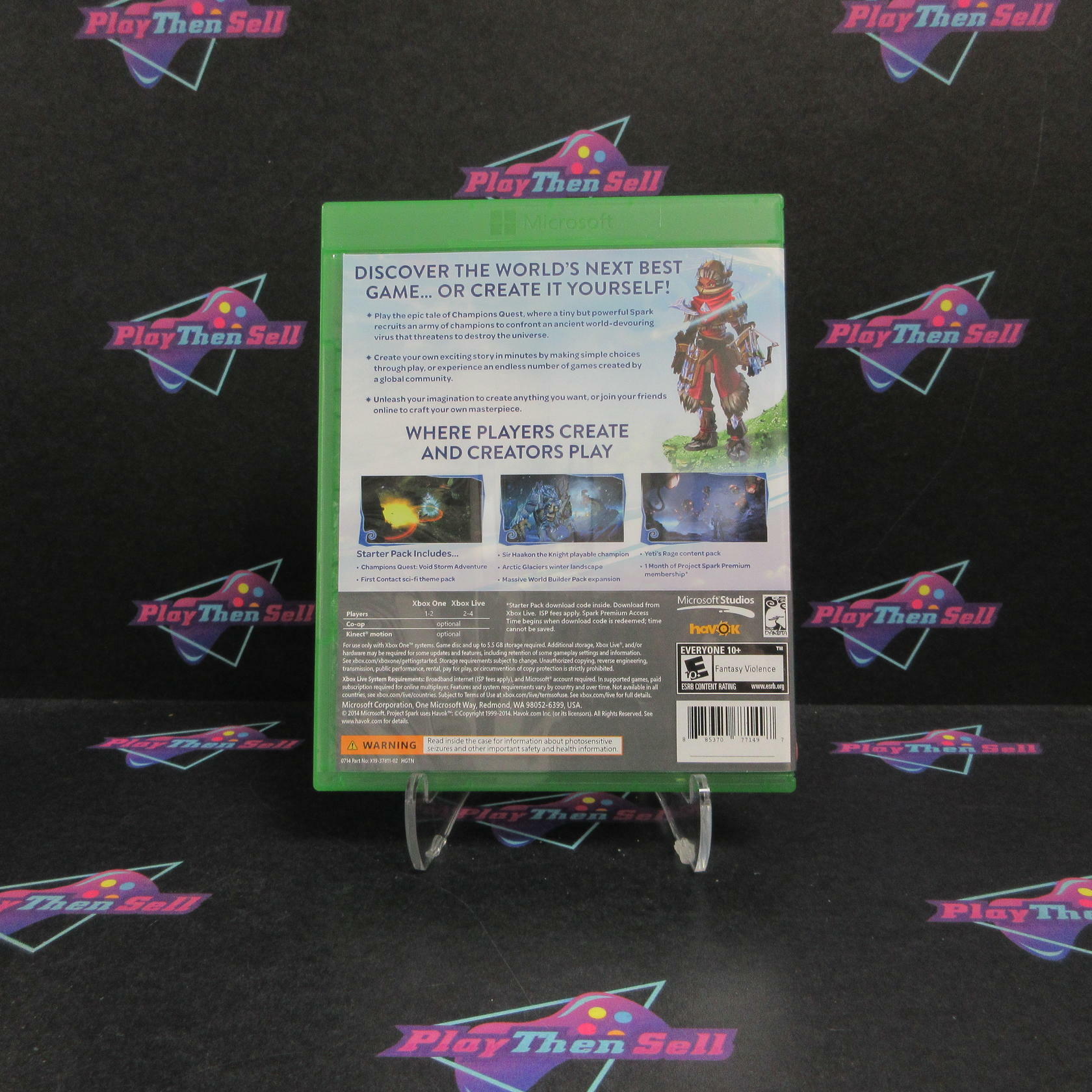 Project Spark - Xbox One AD Complete CIB - Very Good