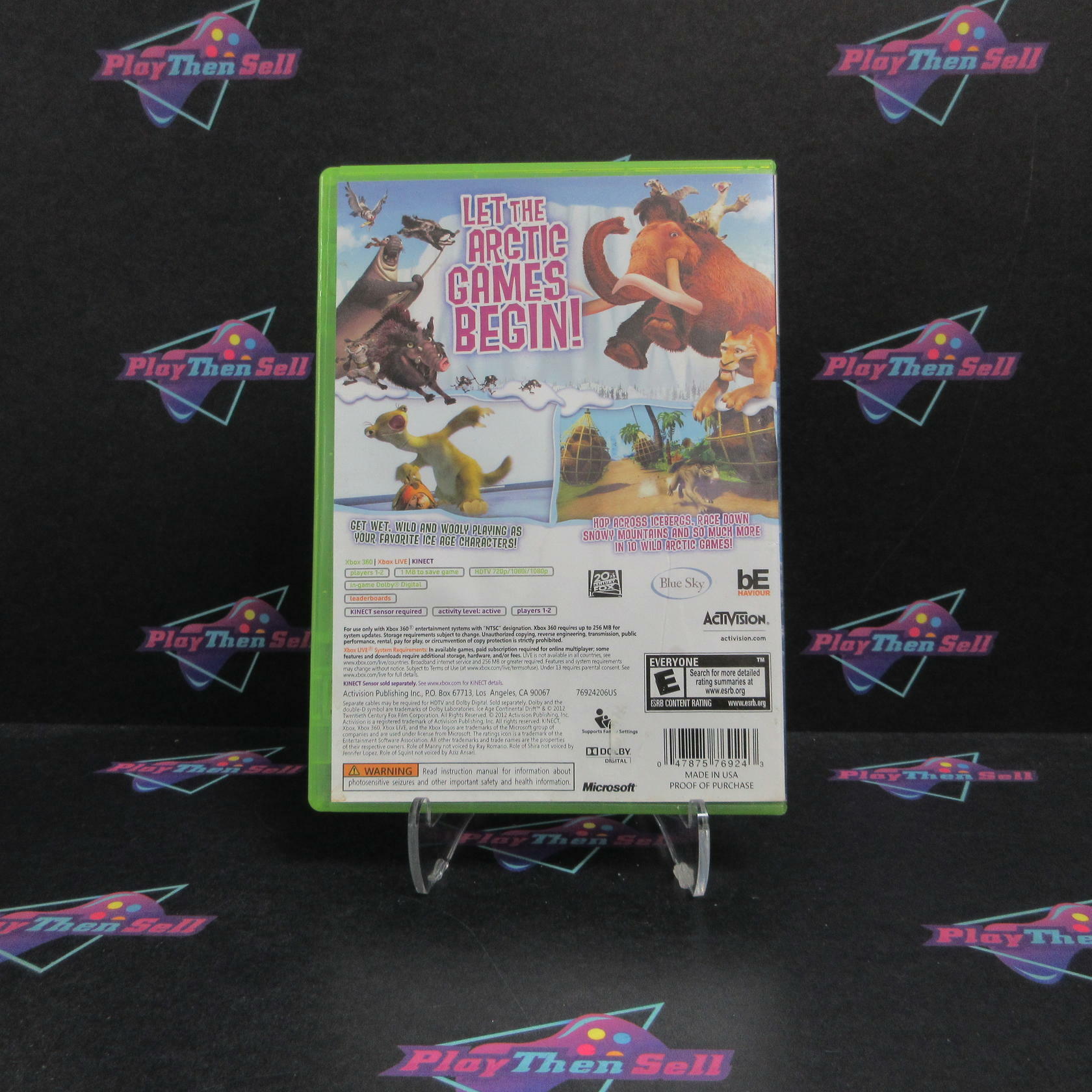 Ice Age Continental Drift Xbox 360 AD Complete CIB - Very Good