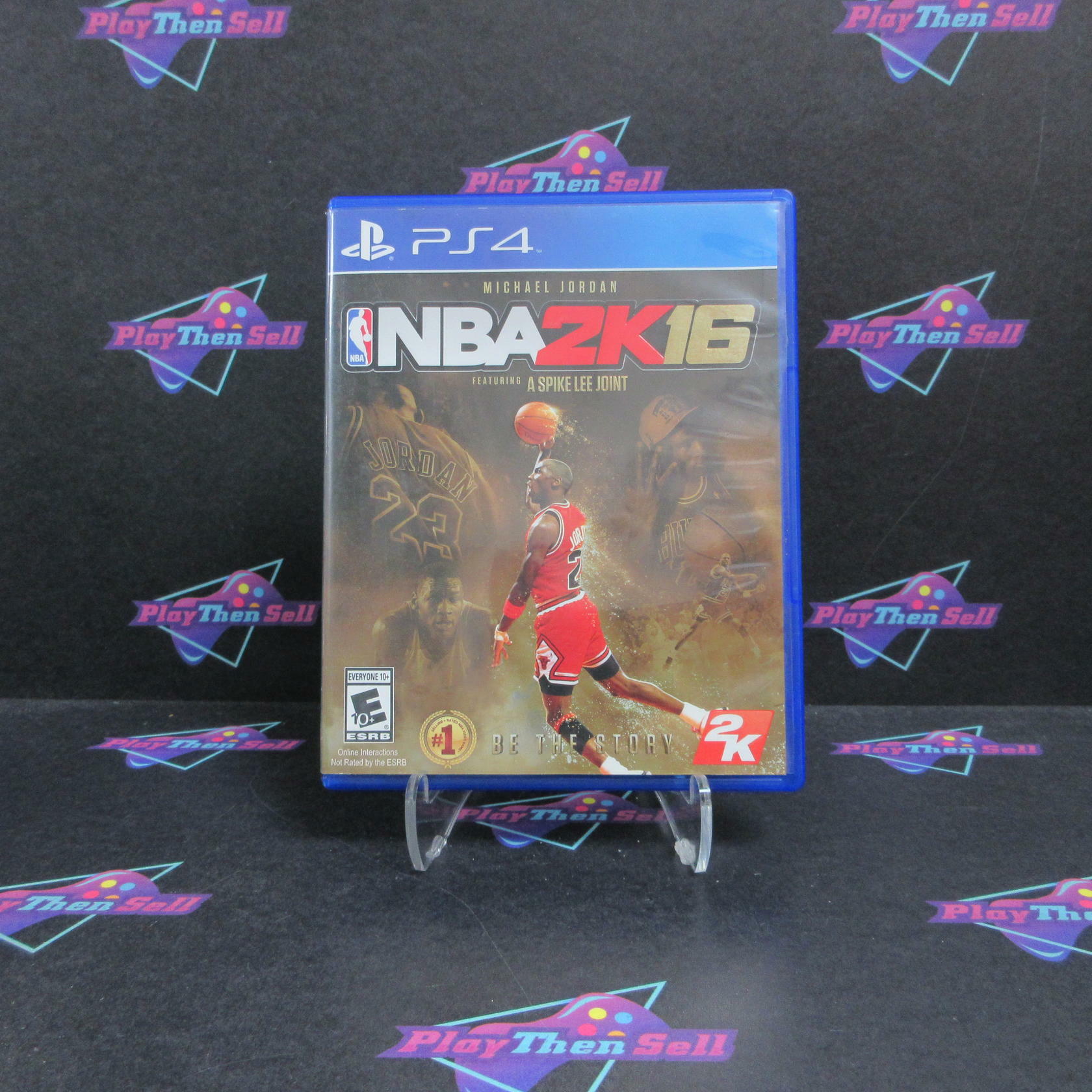 NBA 2K16 Michael Jordan Special Edition PS4 PlayStation 4 DD + Sticker Complete - Very Good