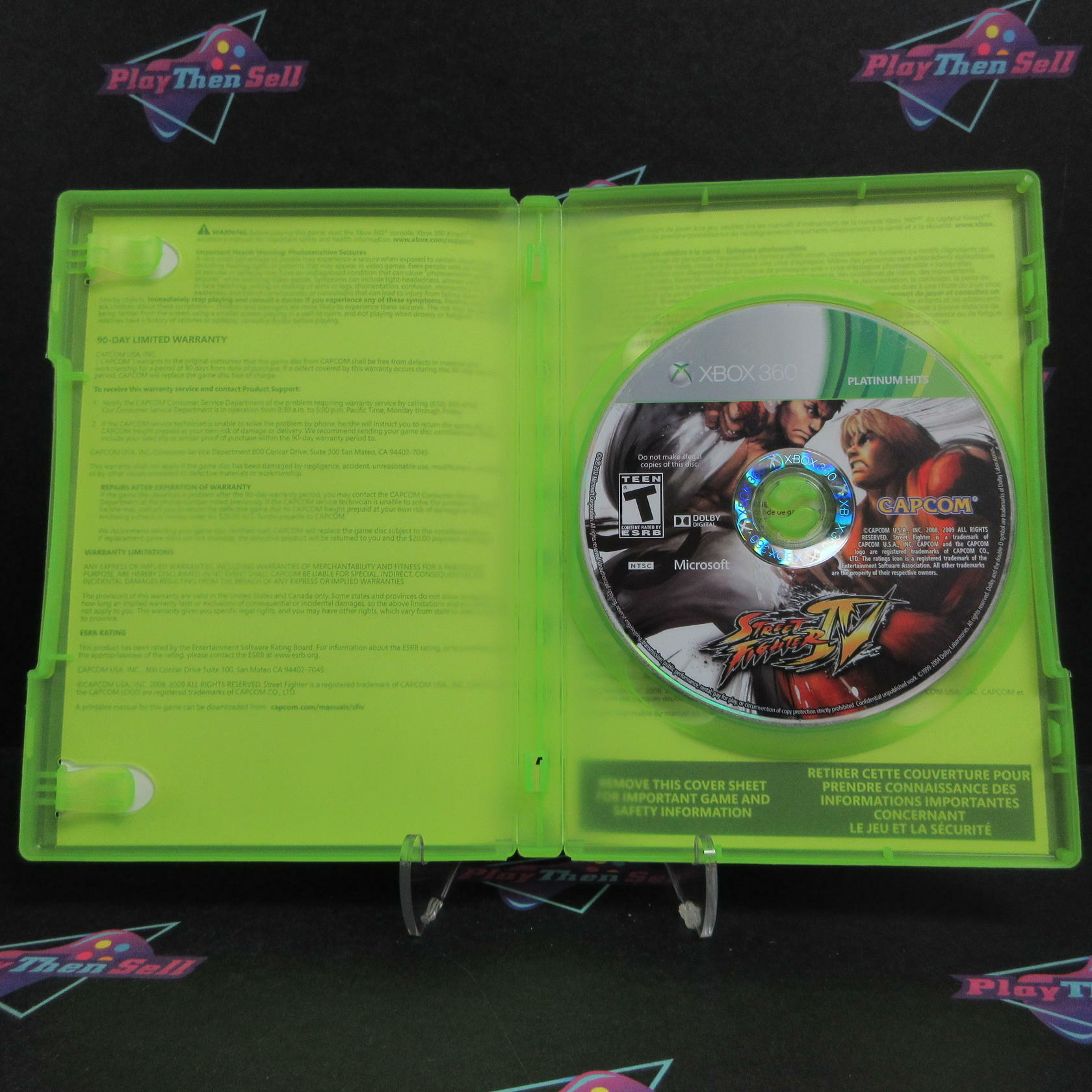 Street Fighter IV Xbox 360 PH Complete - Excellent
