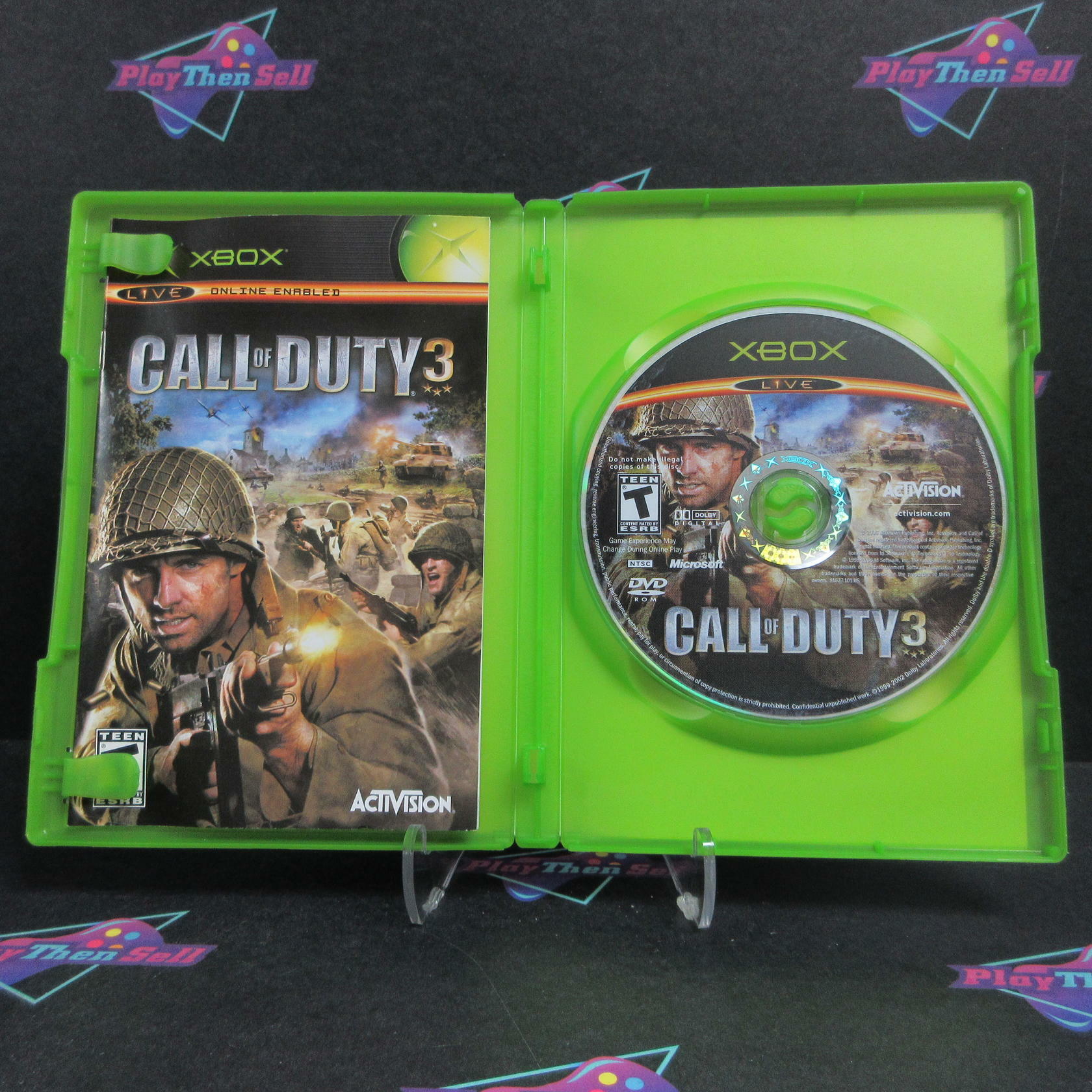 Cod 3 Box Call of Duty 3 Xbox Complete - Excellent – Play Then Sell