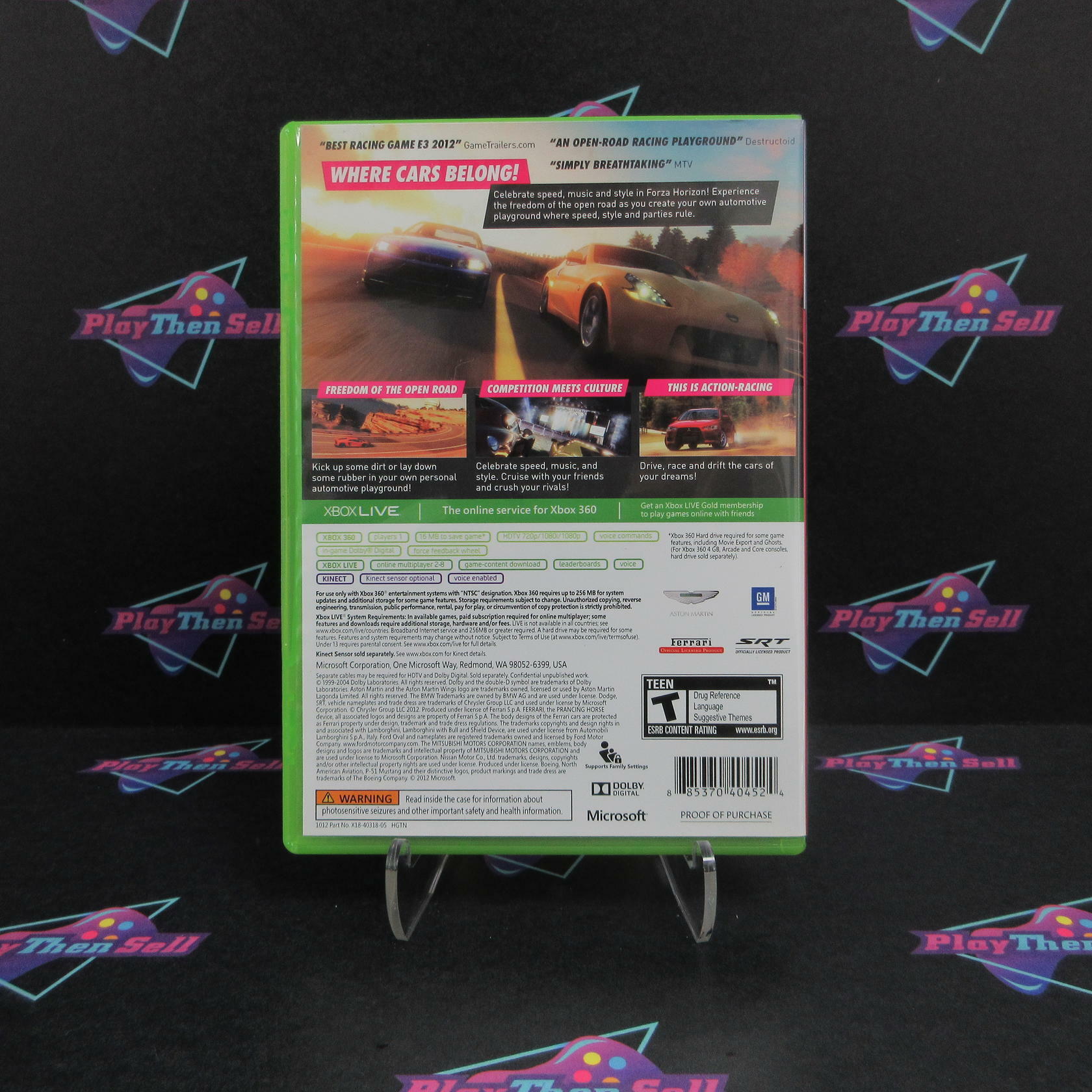 Forza Horizon Xbox 360 Complete - Excellent