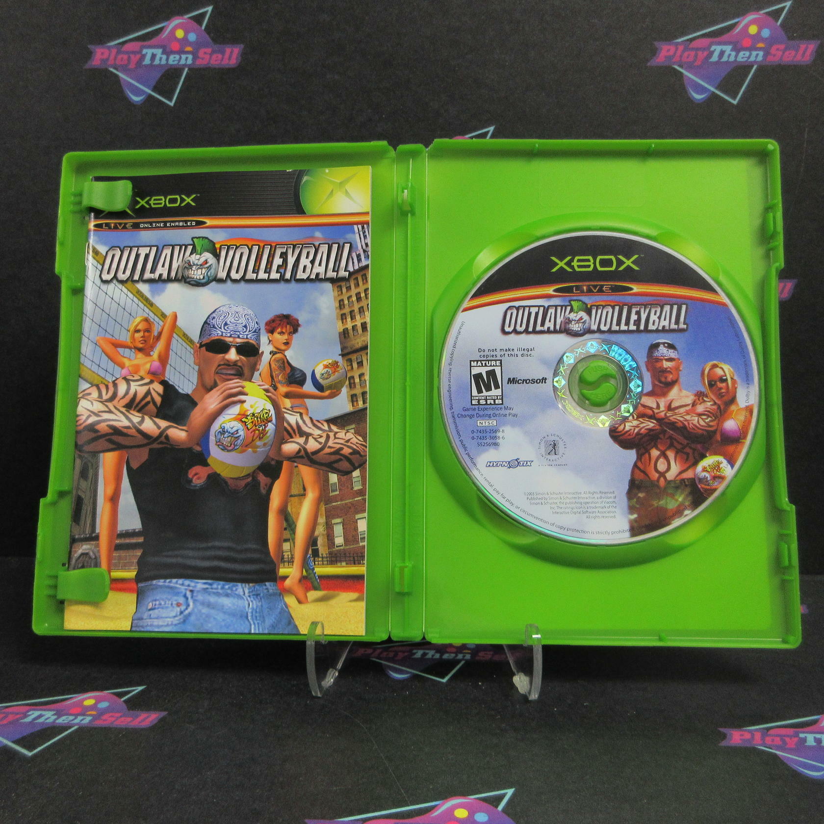 Outlaw Volleyball Xbox + Bonus Disc / Reg Card Complete - Refurbished