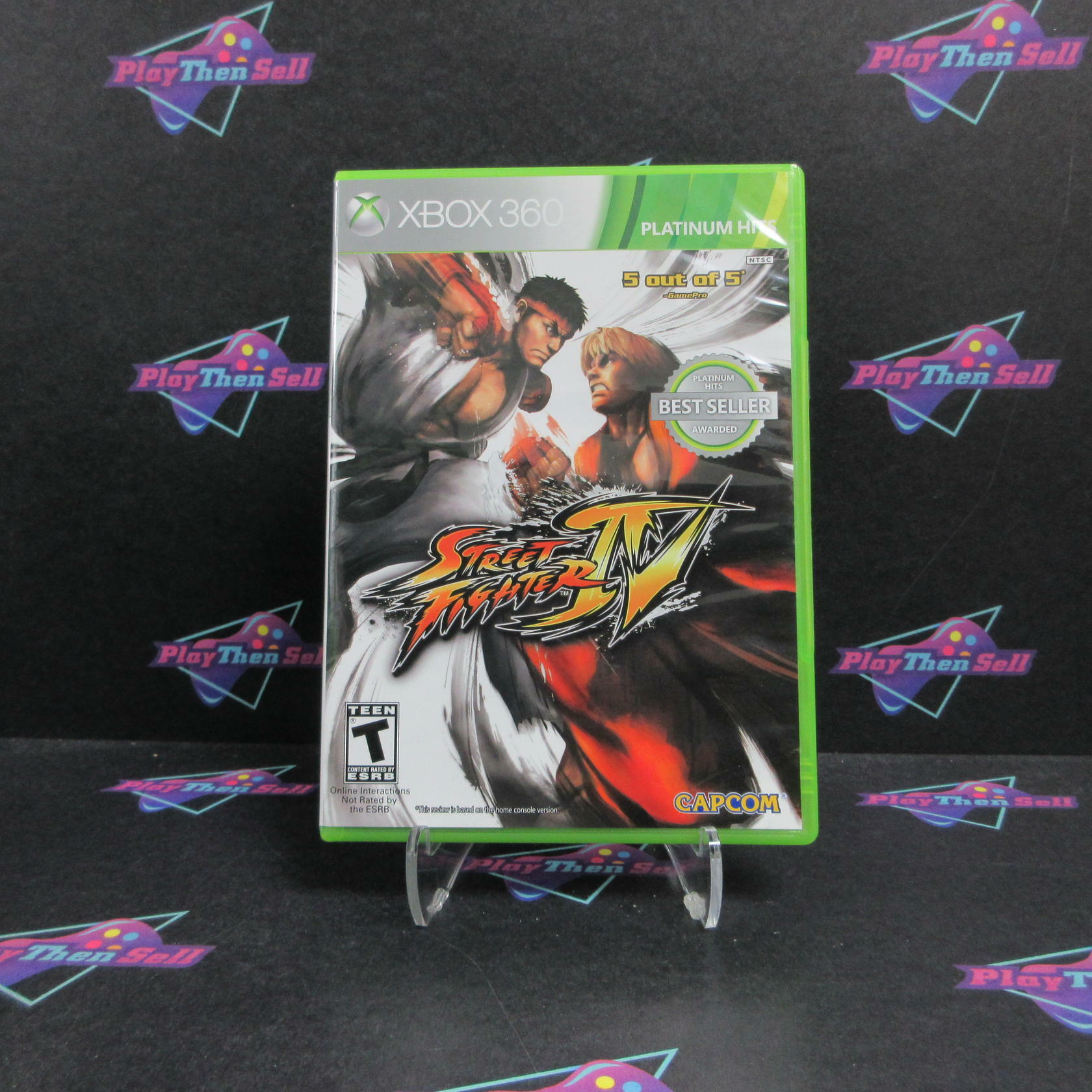 Street Fighter IV Xbox 360 PH Complete - Excellent