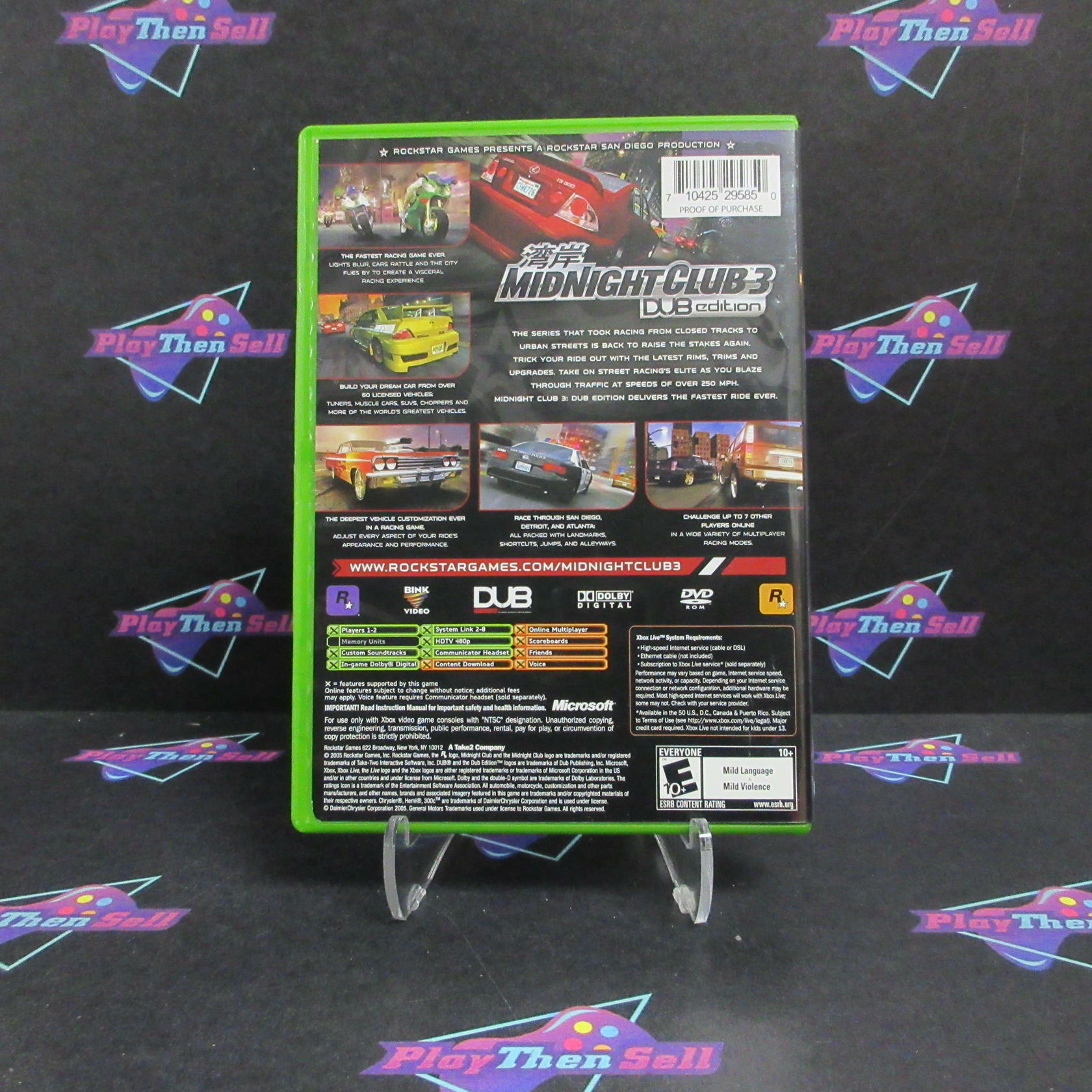 Midnight Club 3 DUB Edition Xbox - Like New