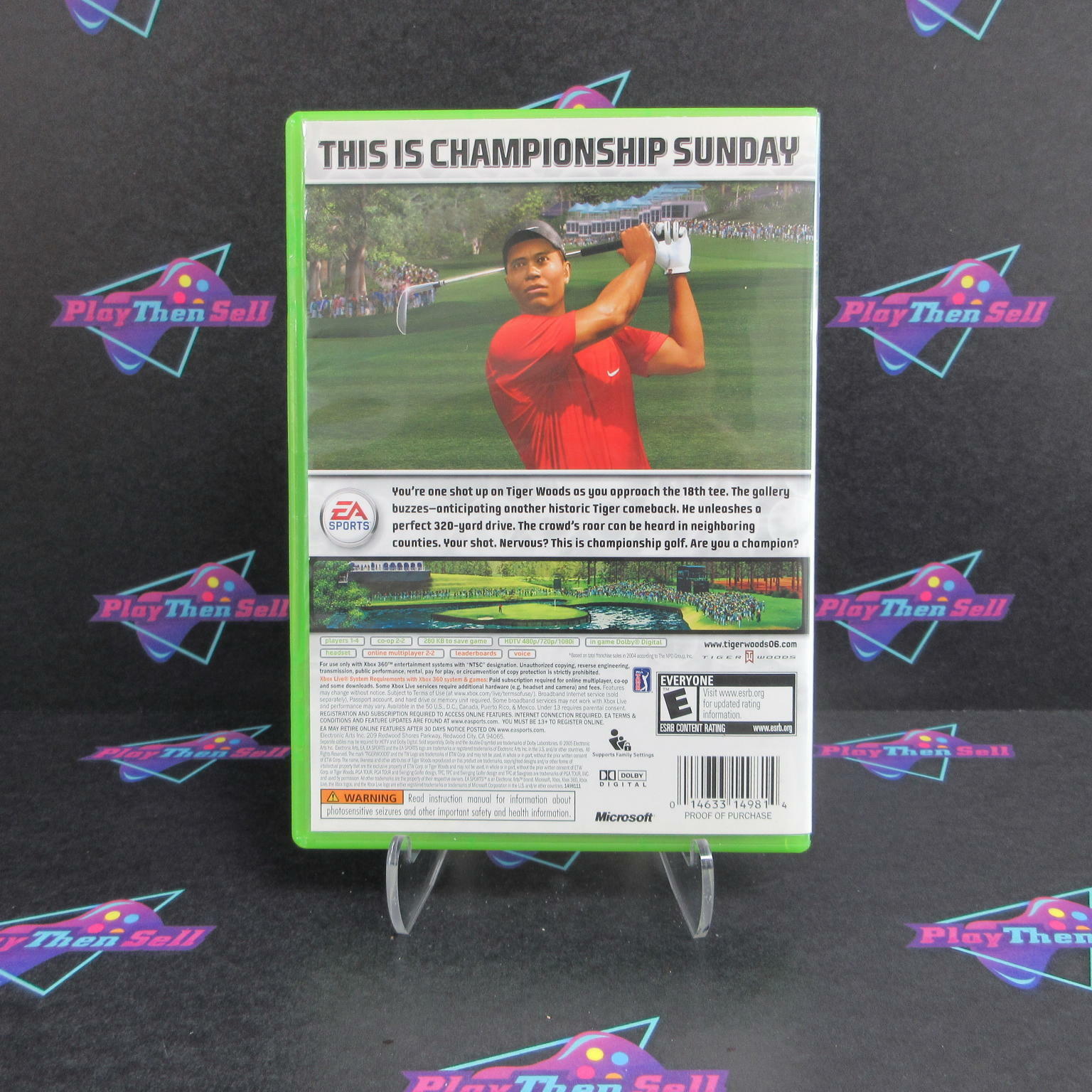Tiger Woods PGA Tour 06 Xbox 360 Complete - Excellent