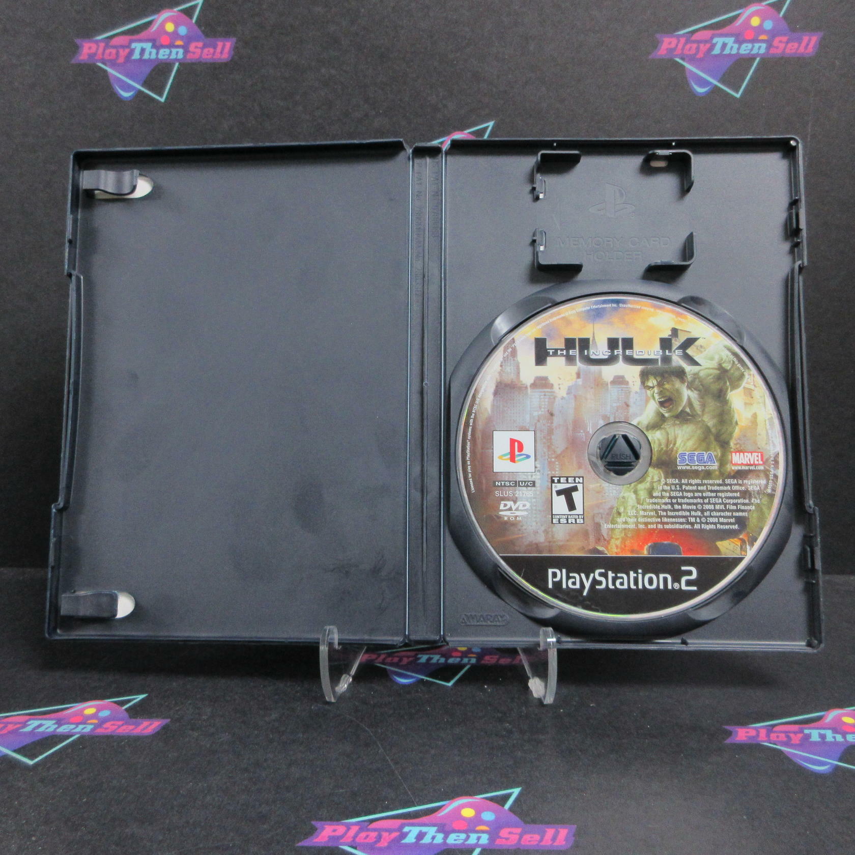 The Incredible Hulk PS2 PlayStation 2 AD/NM - Very Good