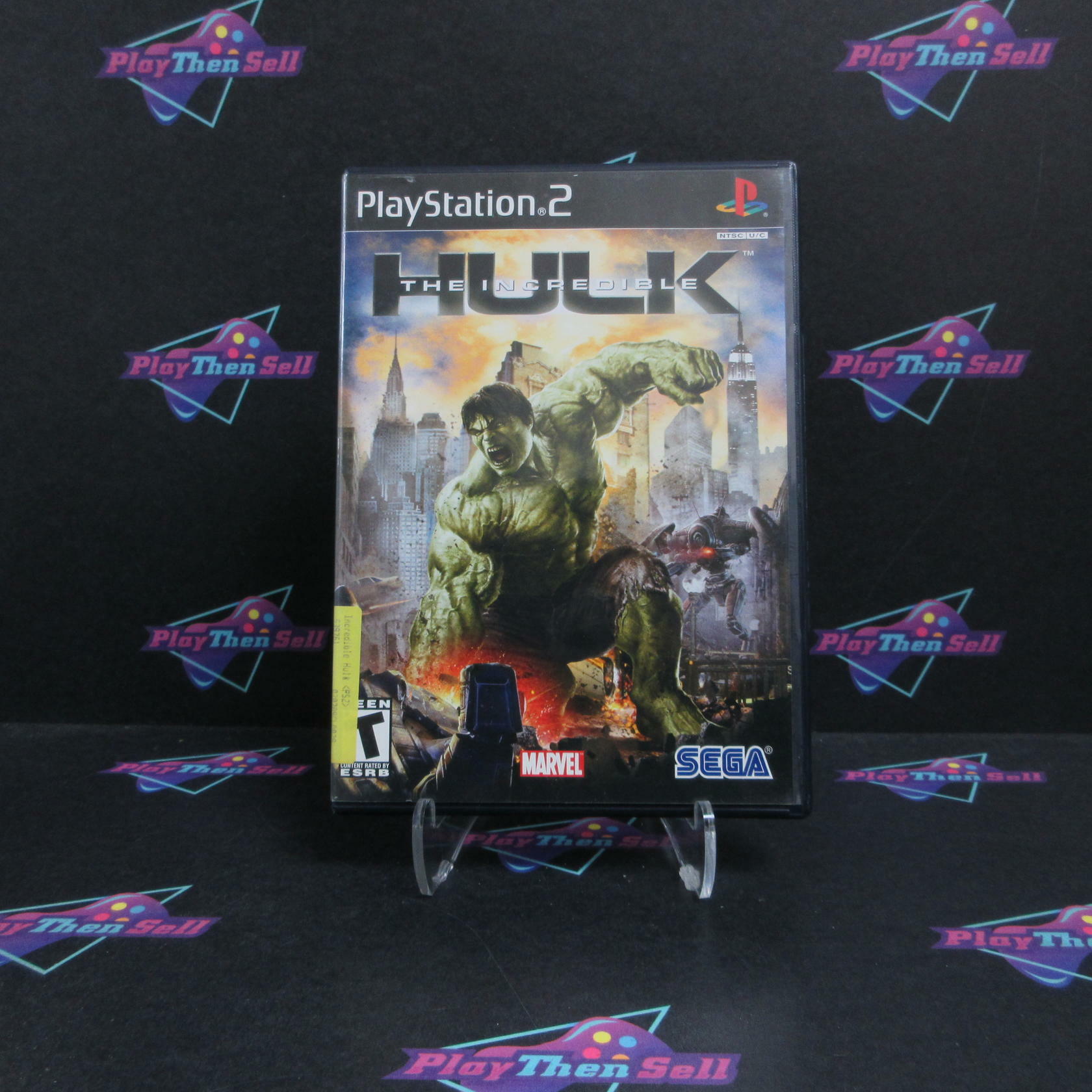 The Incredible Hulk PS2 PlayStation 2 AD/NM - Very Good