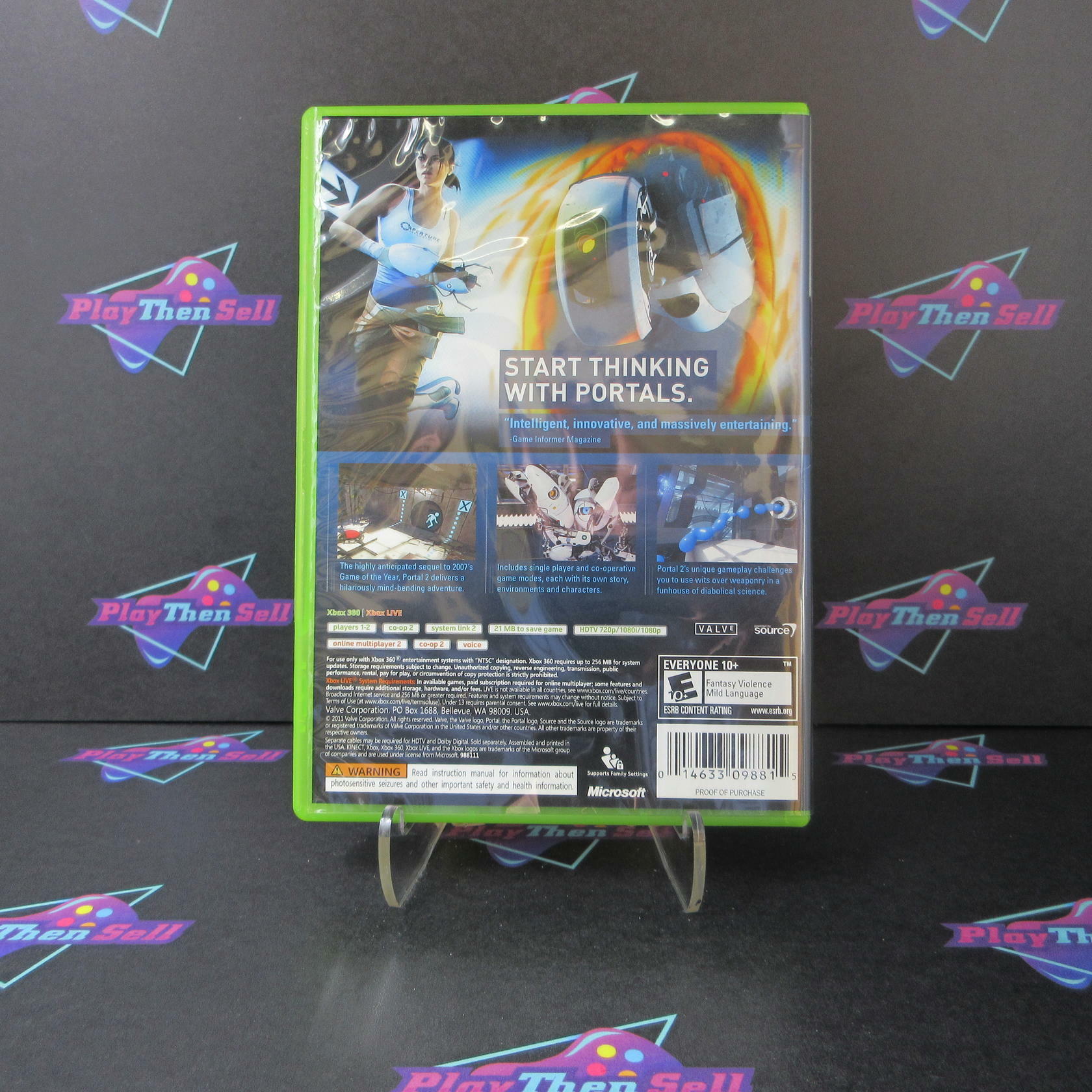 Portal 2 Xbox 360 Complete - Excellent