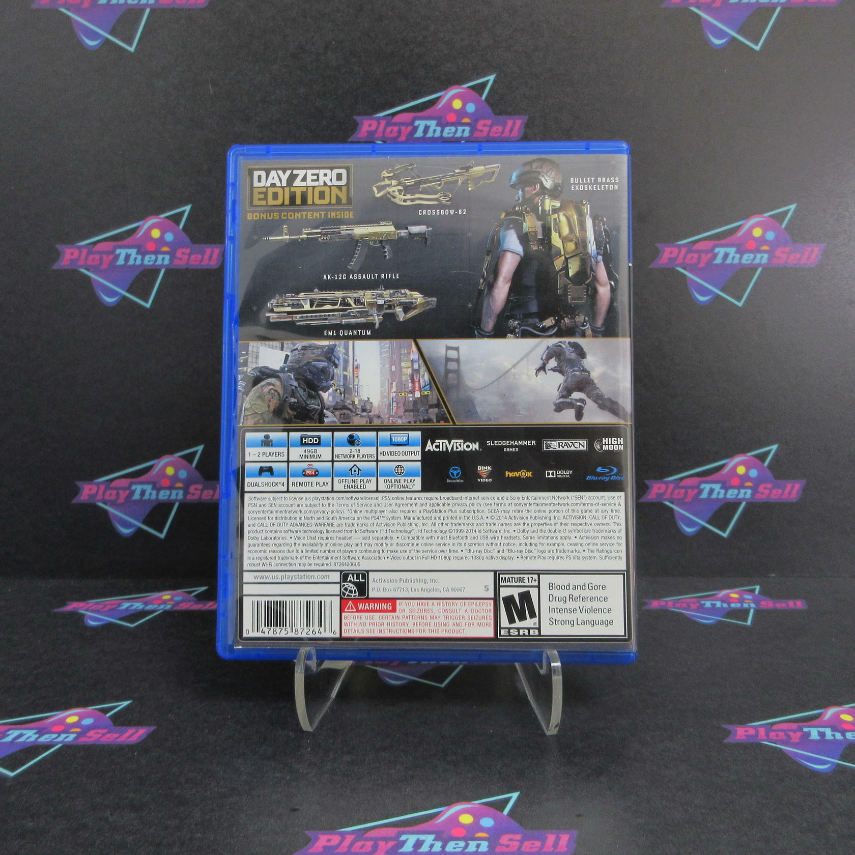 Call of Duty Advanced Warfare Day Zero Edition PS4 PlayStation 4 CIB - Excellent