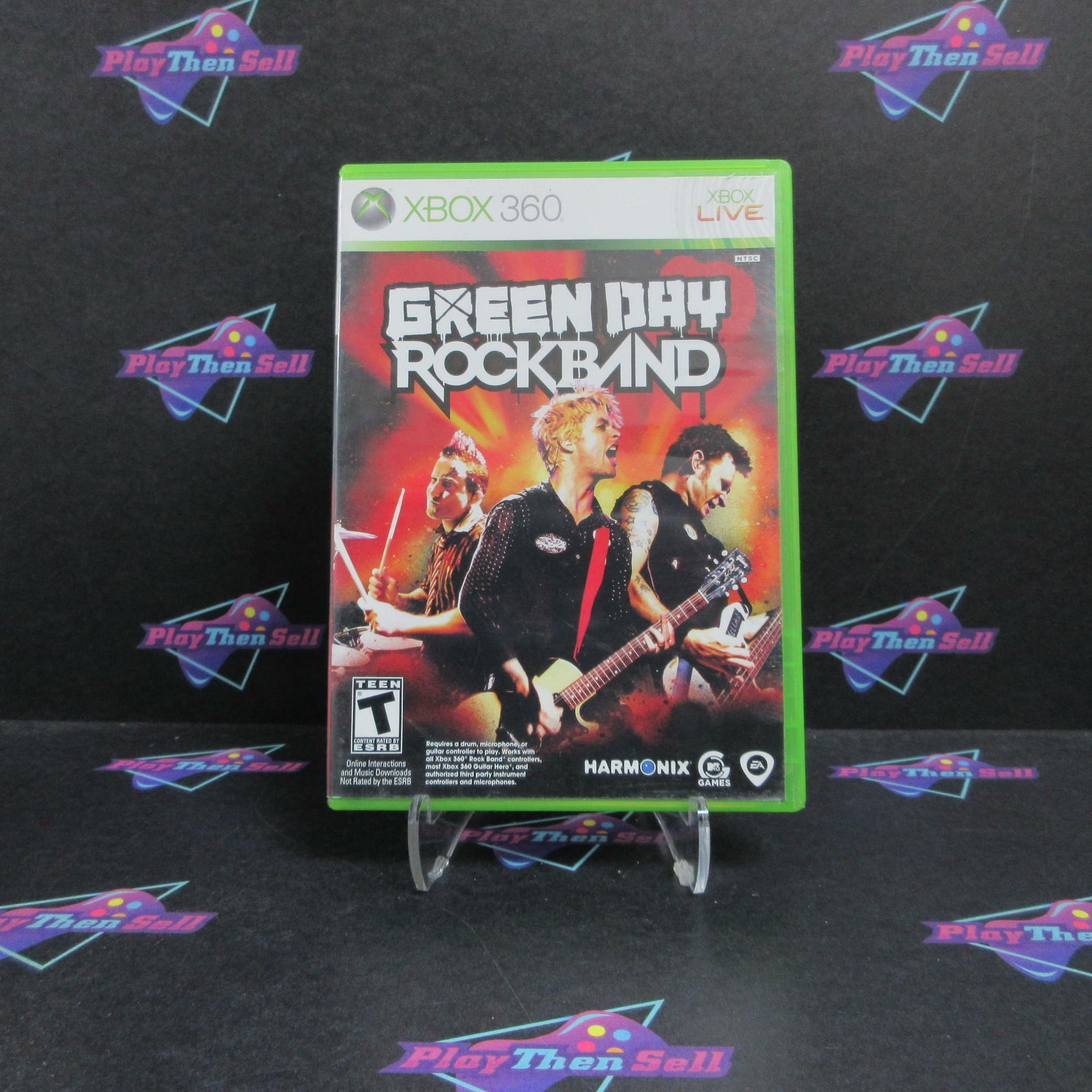 Green Day Rock Band Xbox 360 AD Complete CIB - Very Good