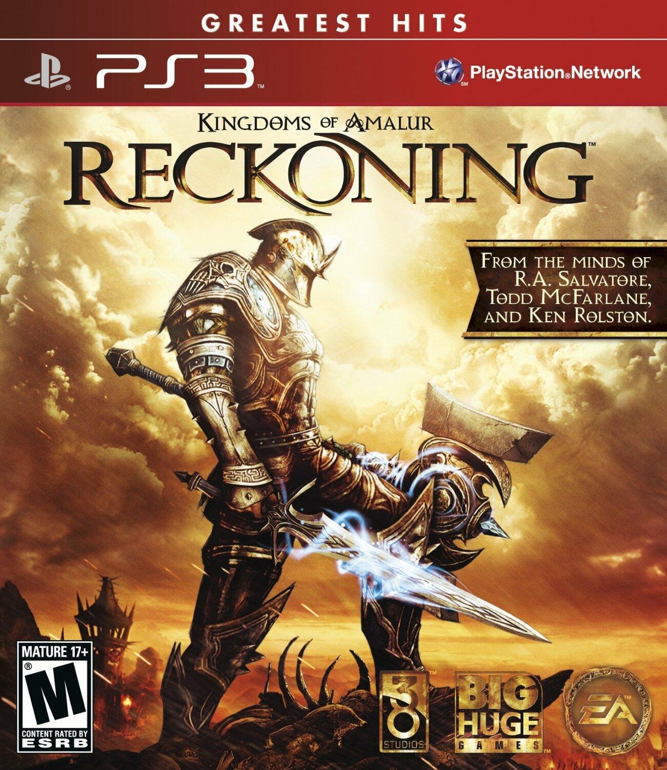 Kingdoms of Amalur Reckoning PS3 Playstation 3 AD Complete CIB - Very Good
