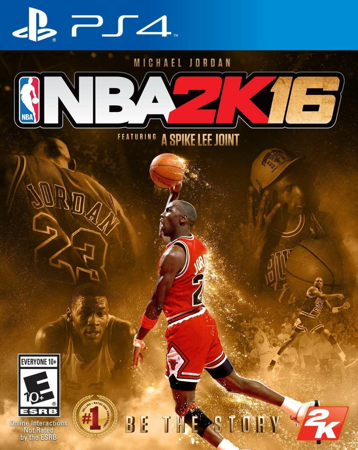 NBA 2K16 Michael Jordan Special Edition PS4 PlayStation 4 DD + Sticker Complete - Very Good