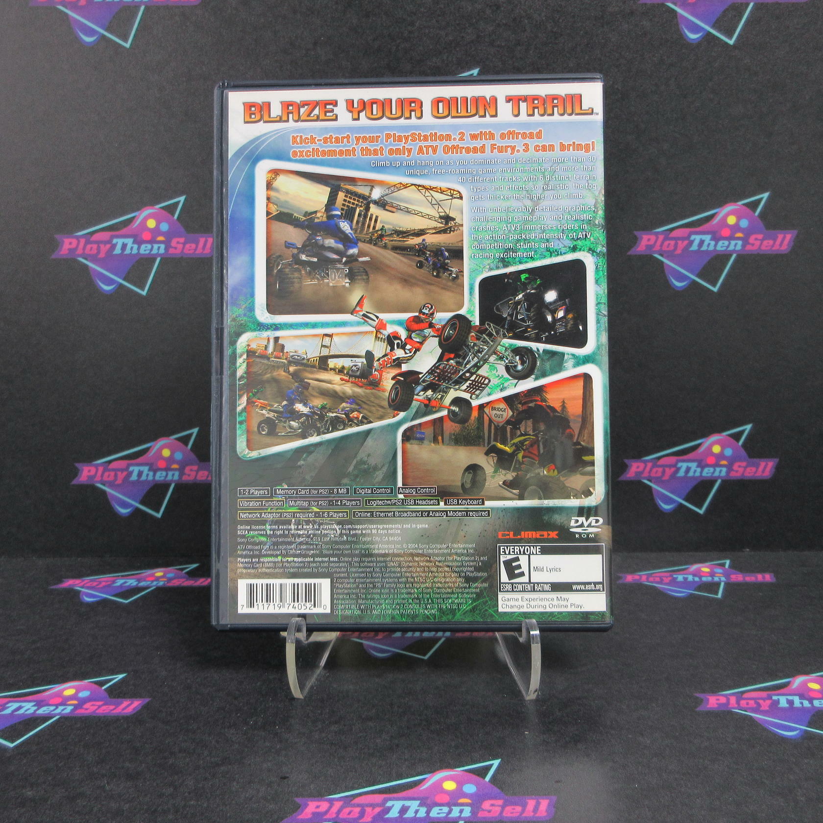 ATV Offroad Fury 3 PS2 PlayStation 2 + Reg Card Complete - Excellent