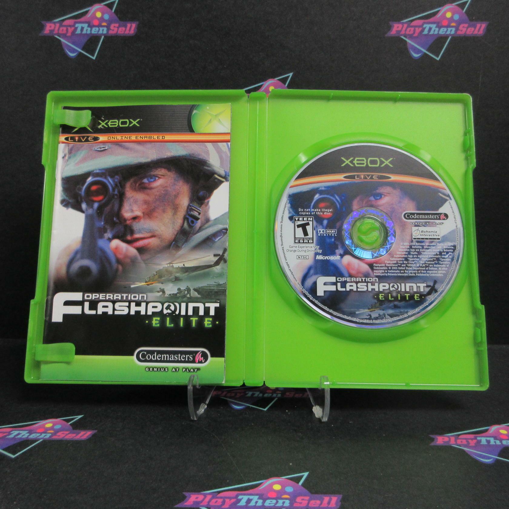 Operation Flashpoint Elite Xbox AD Complete CIB - Very Good