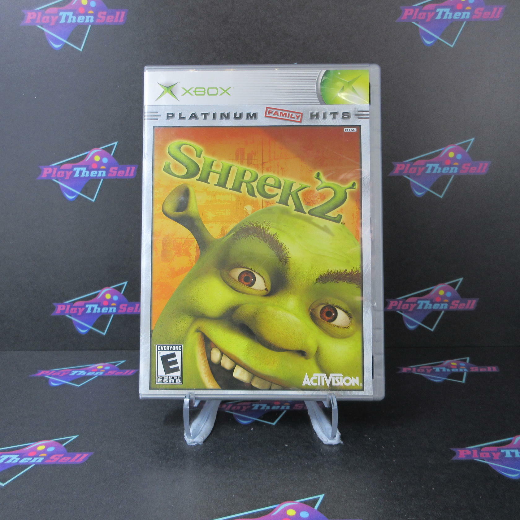 Shrek 2 Platinum Hits Xbox AD/MD Complete CIB - Very Good