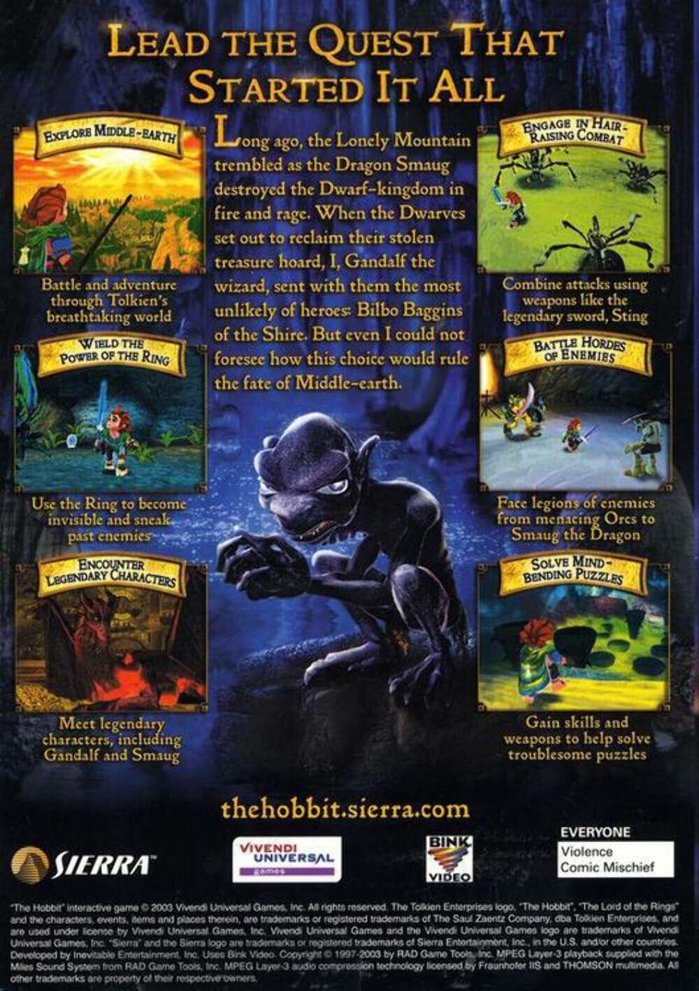 The Hobbit Xbox - Very Good