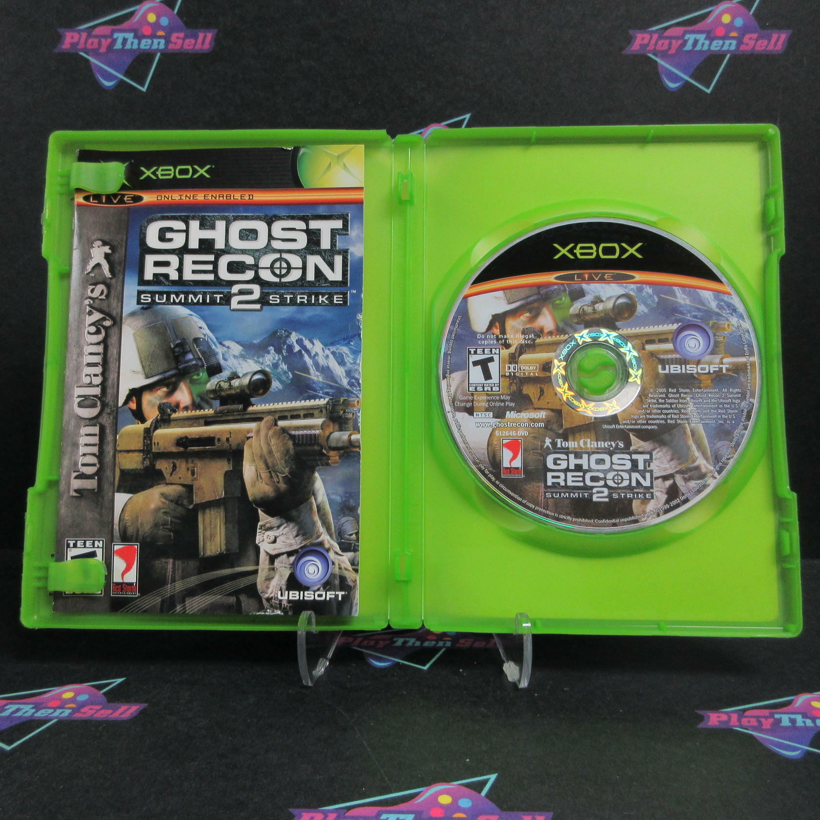 Tom Clancy's Ghost Recon 2 Summit Strike Xbox AD + Reg Card Complete CIB - Very Good
