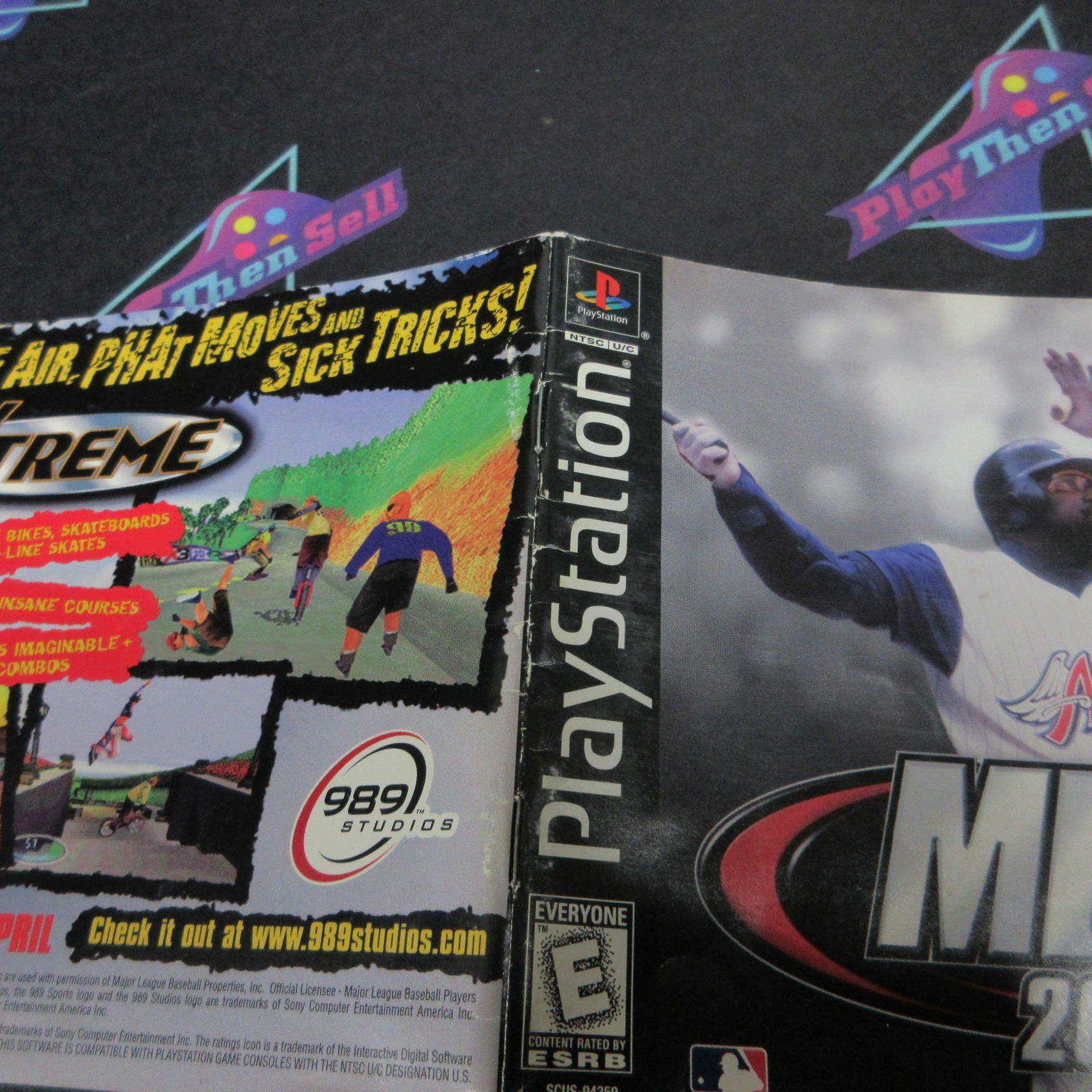 MLB 2000 PS1 PlayStation 1 AD/MD + Reg Card Complete CIB - Very Good