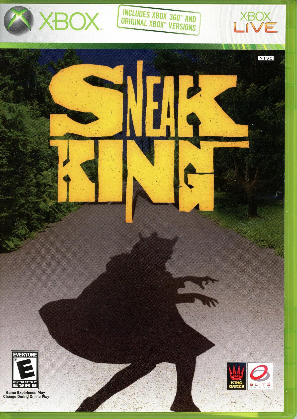Sneak King Xbox 360 AD Complete CIB - Very Good