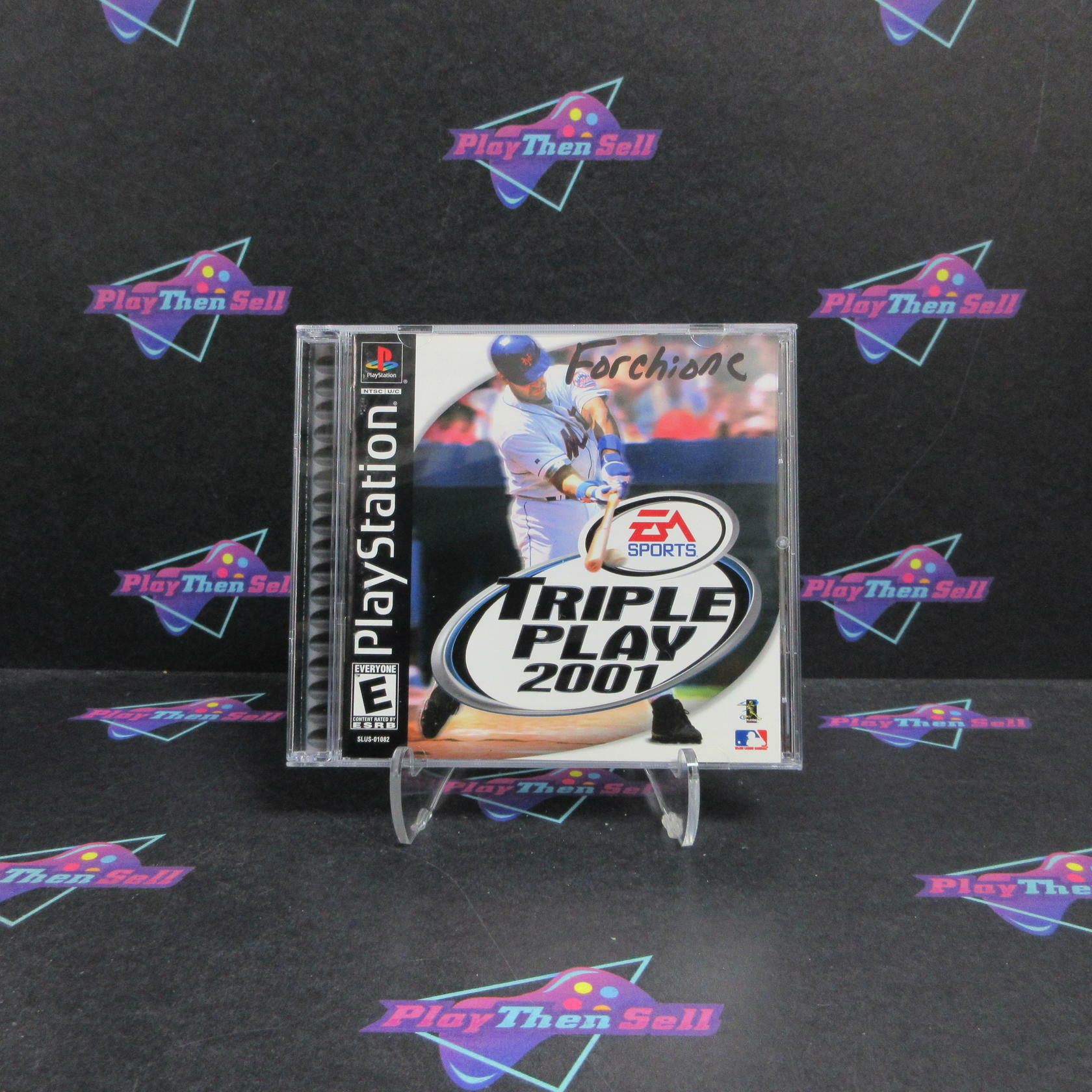 Triple Play 2001 PS1 PlayStation 1 MD + Reg Card Complete CIB - Very Good